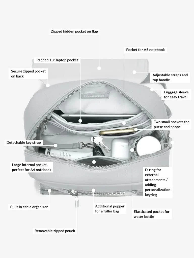 Stackers Rugzak Grijs - Mystackers