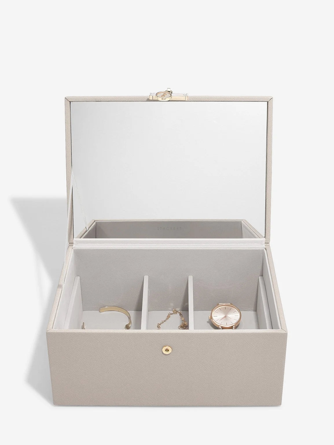 Stackers Luxe Klassieke Juwelendoos Taupe - Mystackers