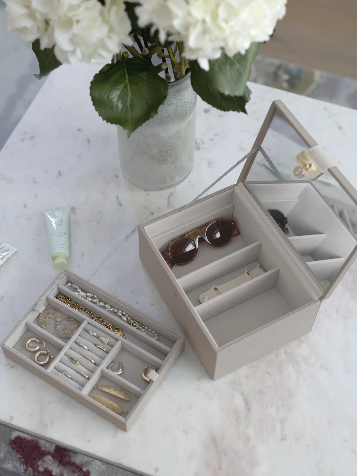 Stackers Luxe Klassieke Juwelendoos Taupe - Mystackers