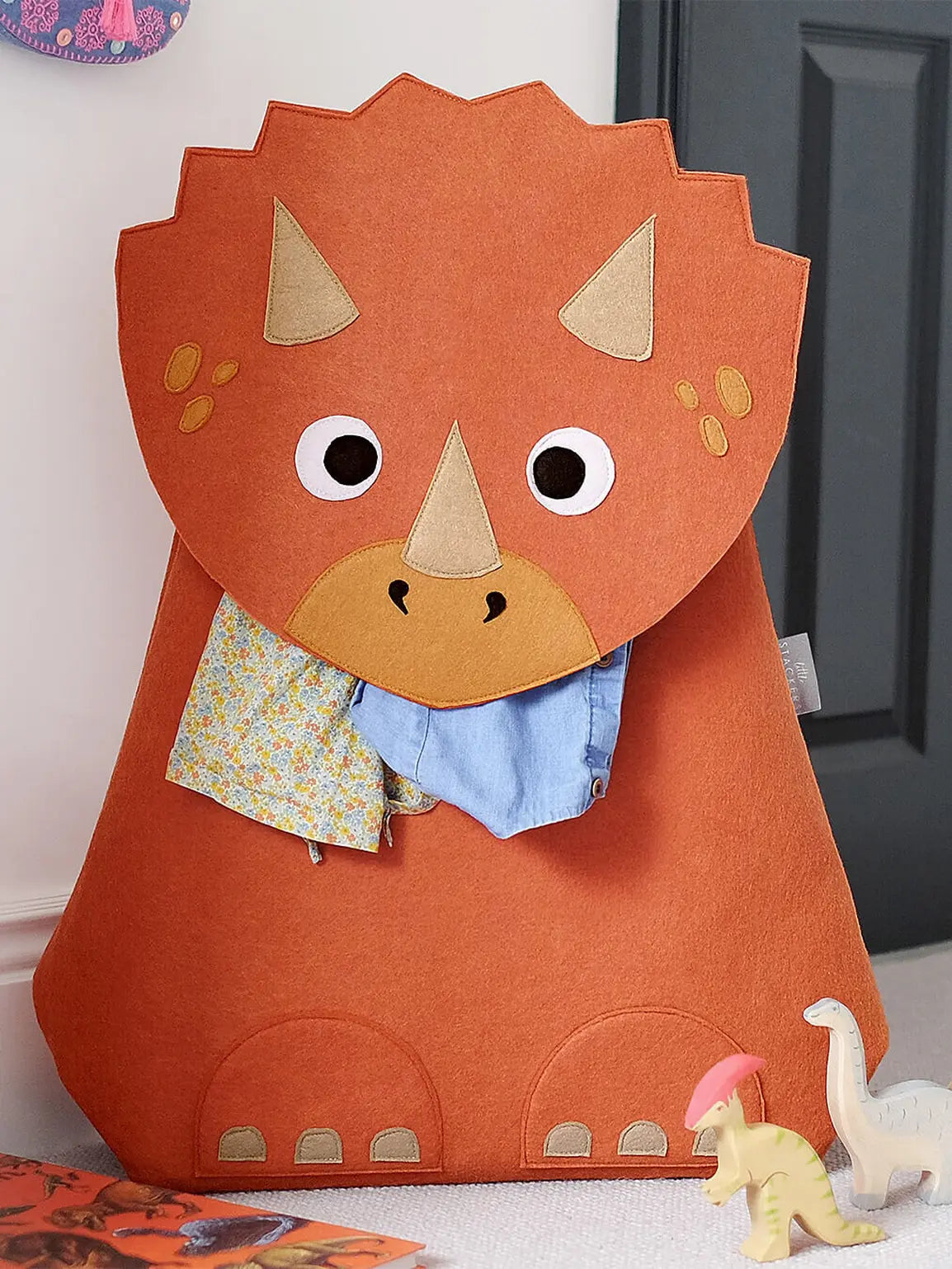 Little Stackers - Storage basket Triceratops