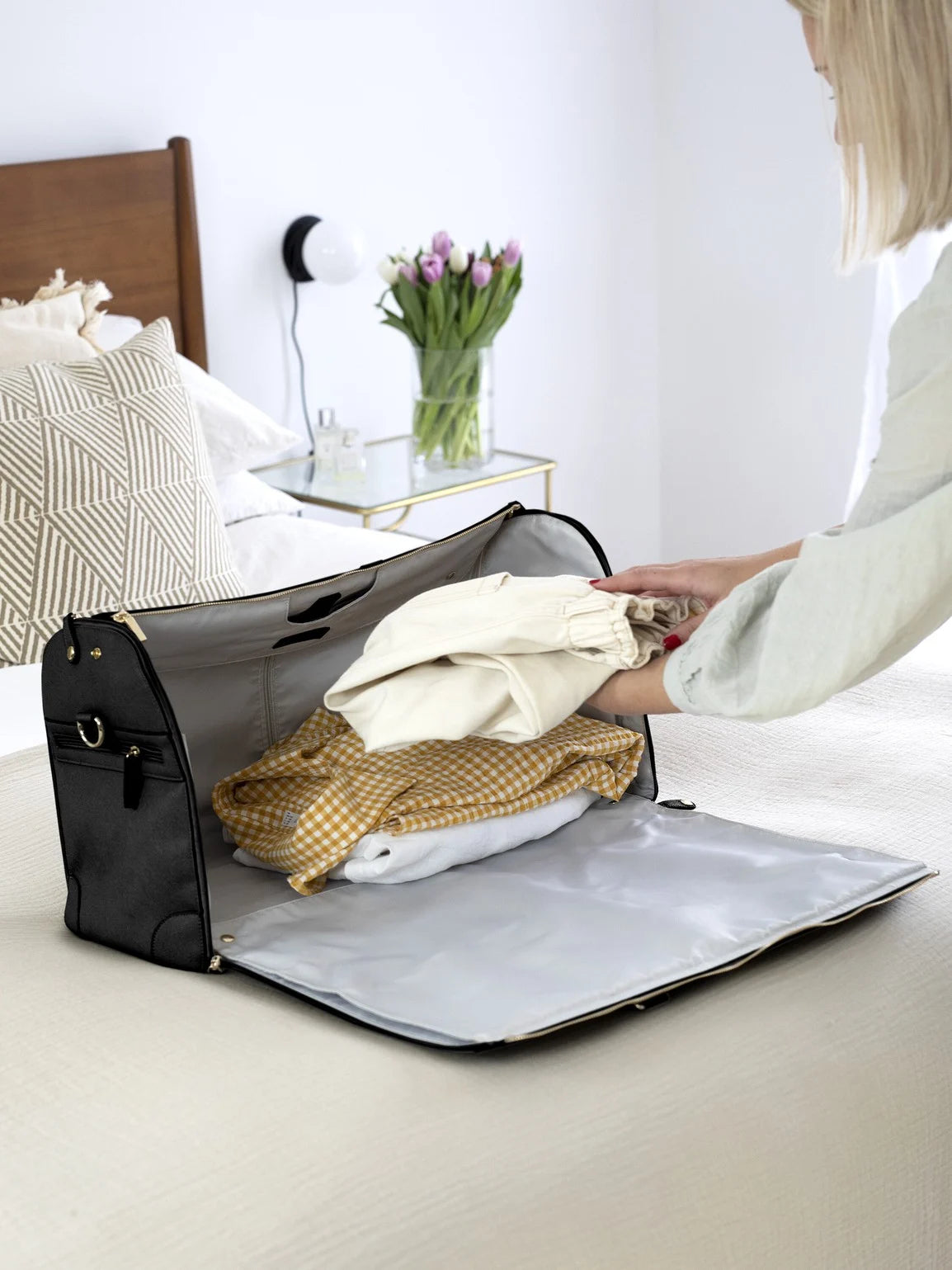 Stackers Travel Bag/Garment Bag Black