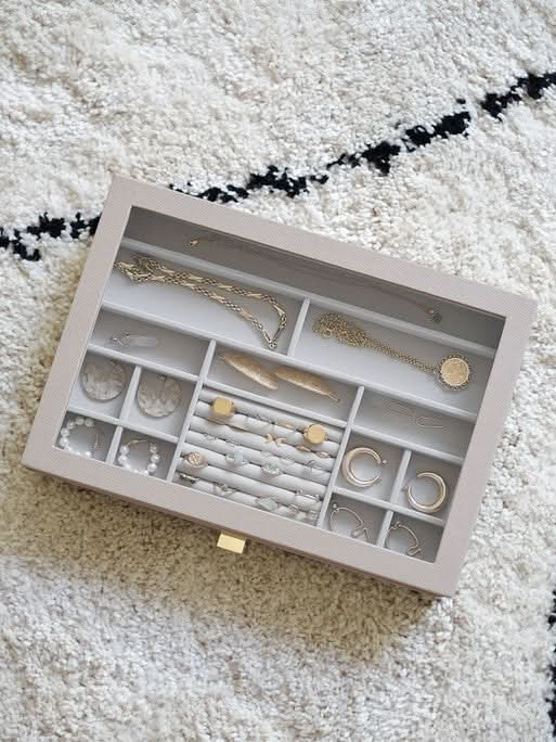 Stackers XL Ringen & Armbandenlade Display Taupe - Mystackers