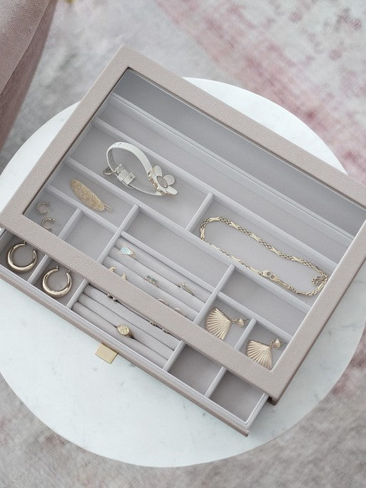 Stackers XL Ringen & Armbandenlade Display Taupe - Mystackers