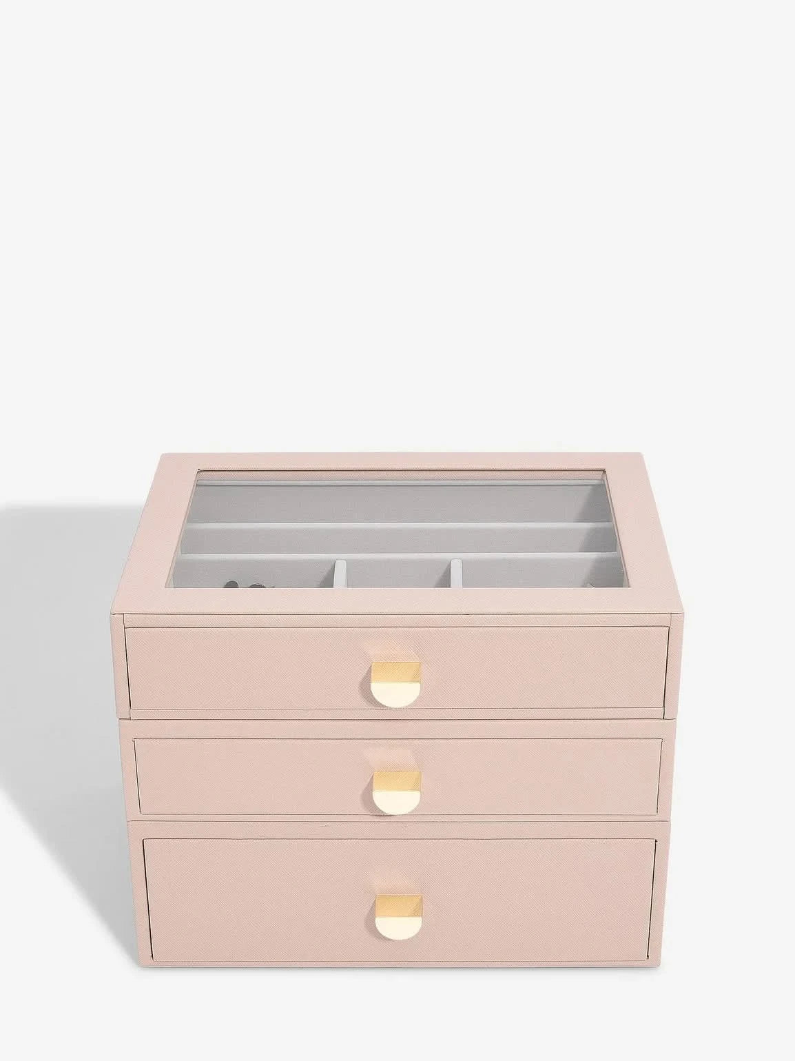 Stackers Klassieke Display Juwelendoos Set van 3 Roze - Mystackers