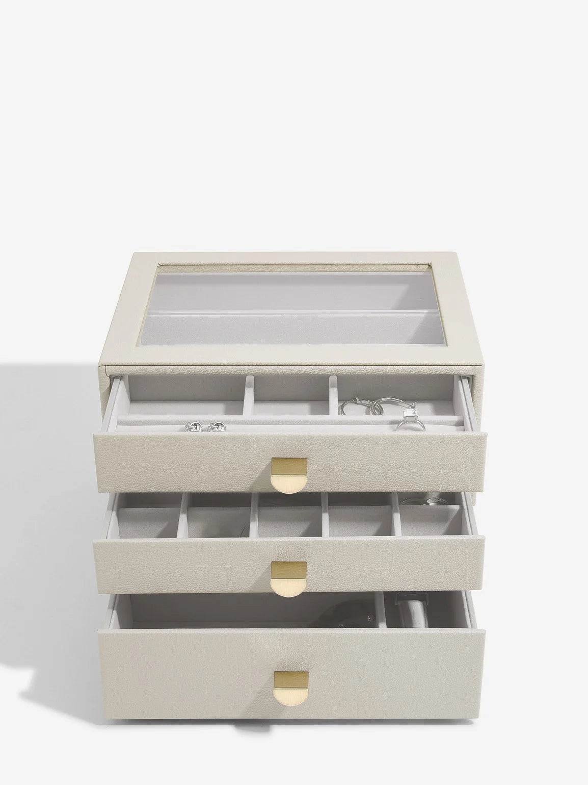 Stackers Classic Display Jewellery Box Set of 3 Oatmeal