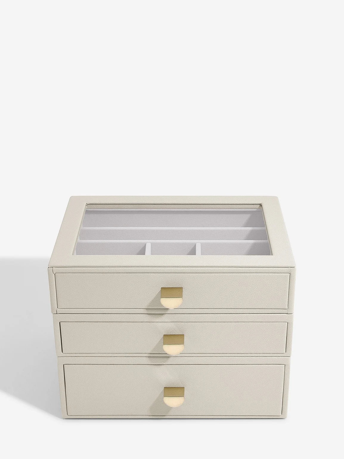 Stackers Klassieke Display Juwelendoos Set van 3 Havermout - Mystackers