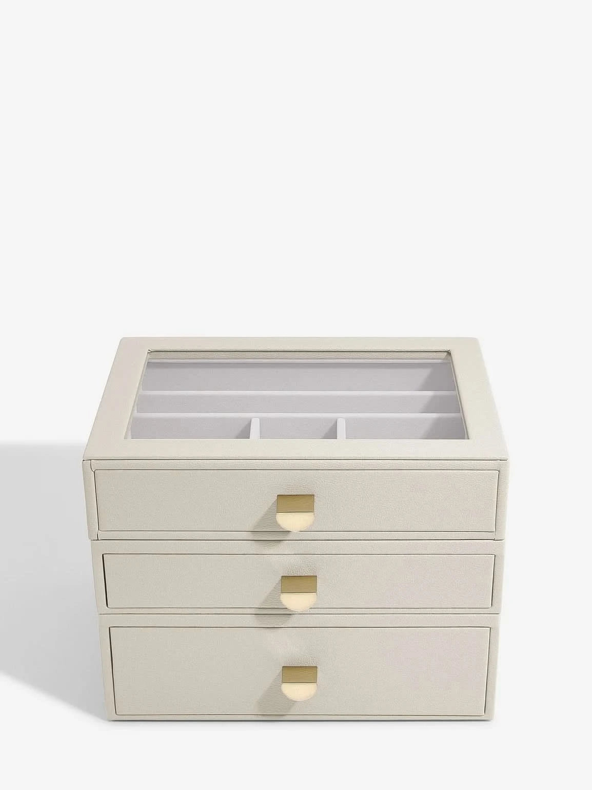 Stackers Klassieke Display Juwelendoos Set van 3 Havermout - Mystackers