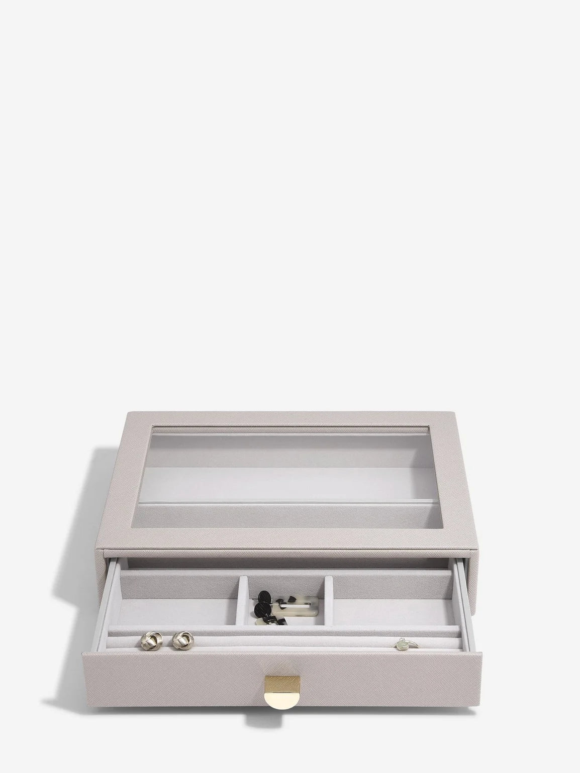 Stackers Klassieke Display Juwelendoos Set van 2 Taupe - Mystackers