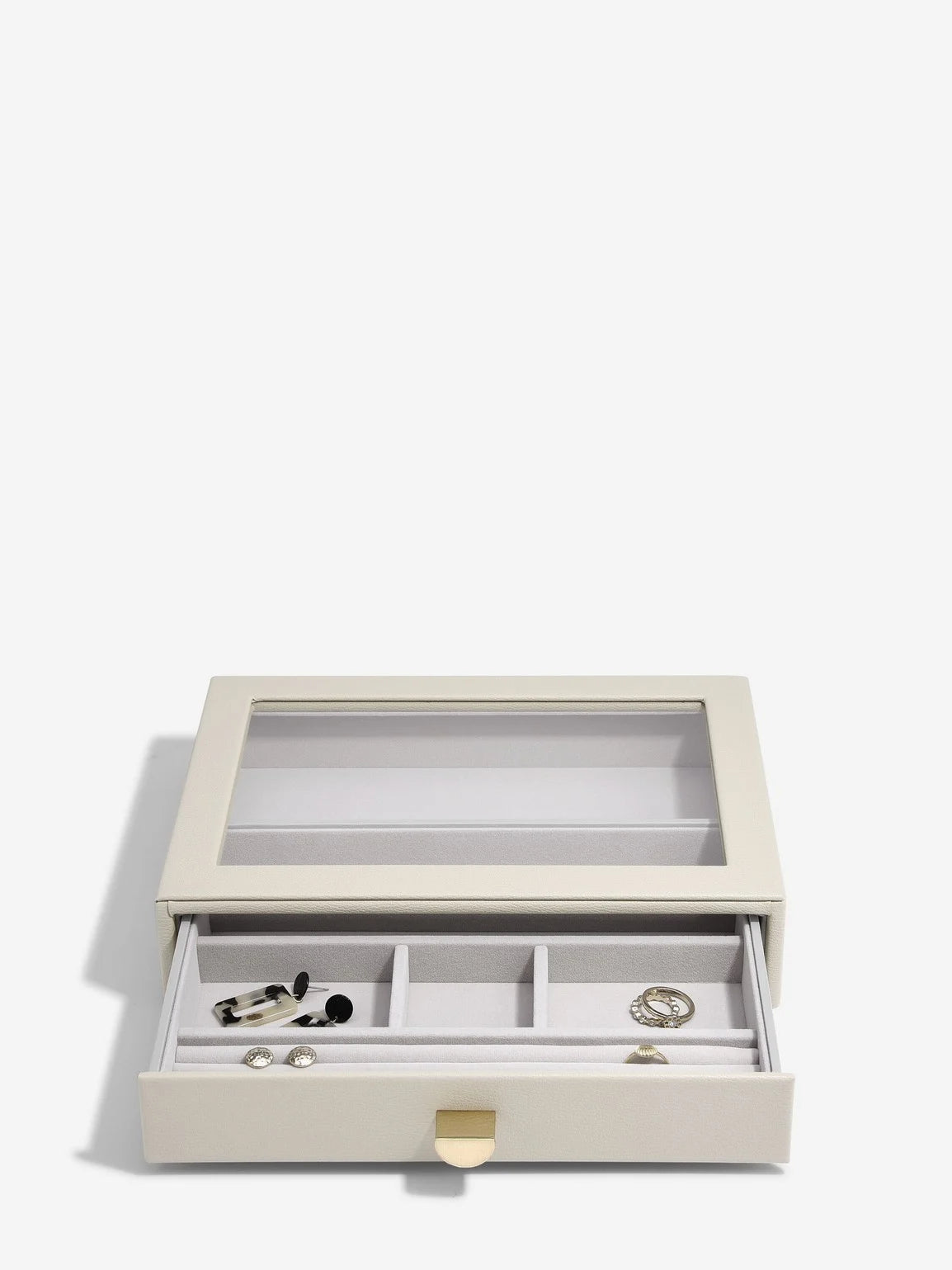 Stackers Klassieke Display Juwelendoos Set van 2 Havermout - Mystackers