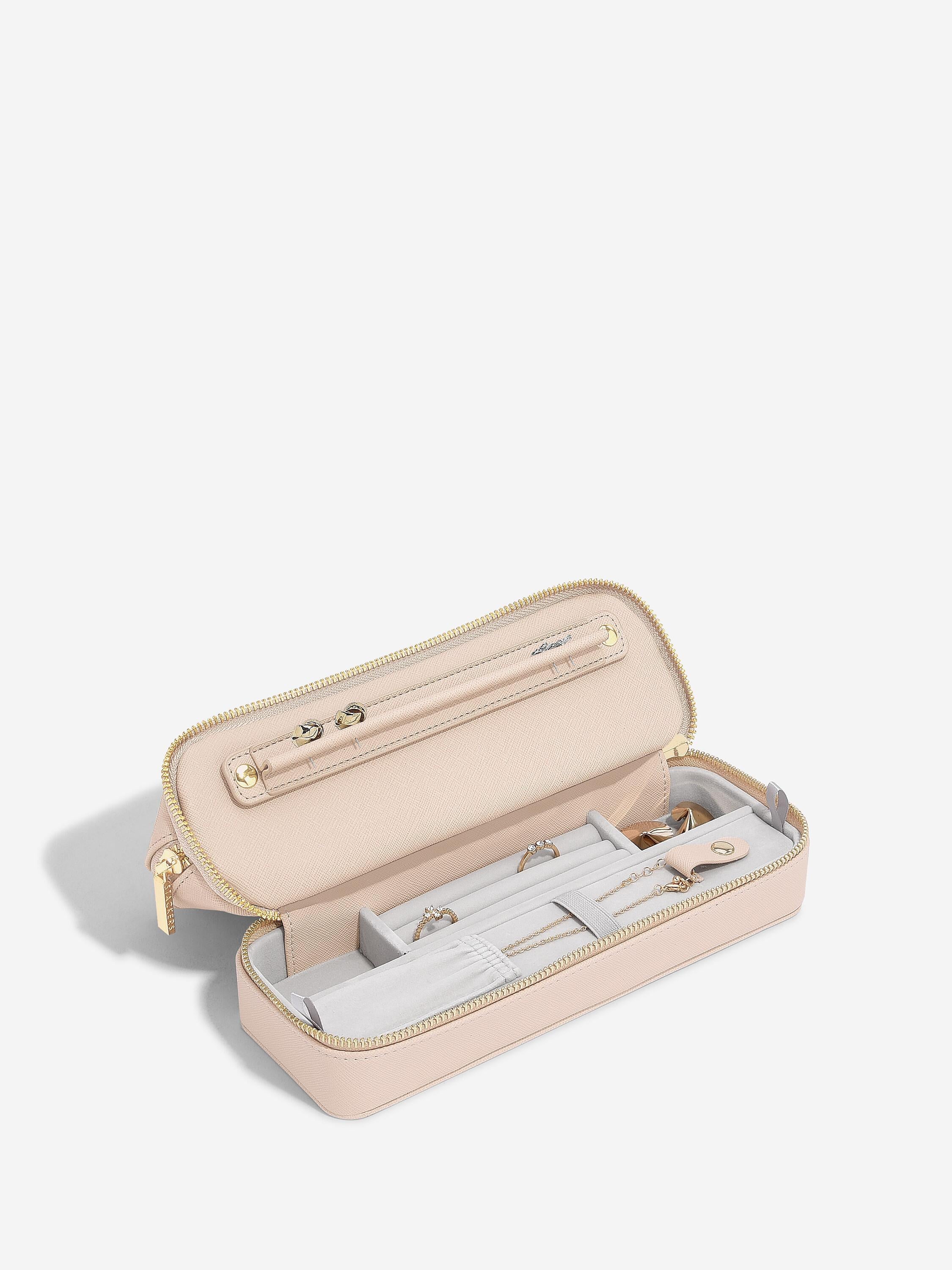 Stackers Cosmetics & Jewellery Bag Pink