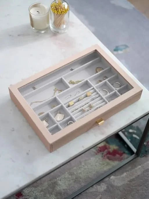 Stackers XL Ringen & Armbandenlade Display Roze - Mystackers