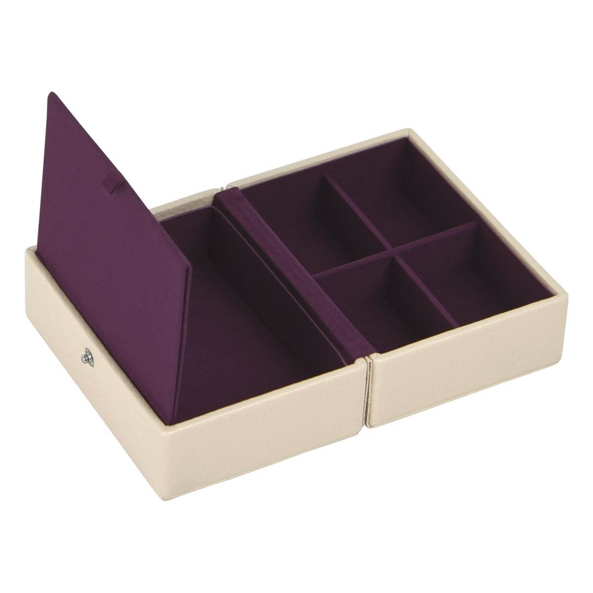 Stackers Mini Travel Box Beige & Paars - Mystackers
