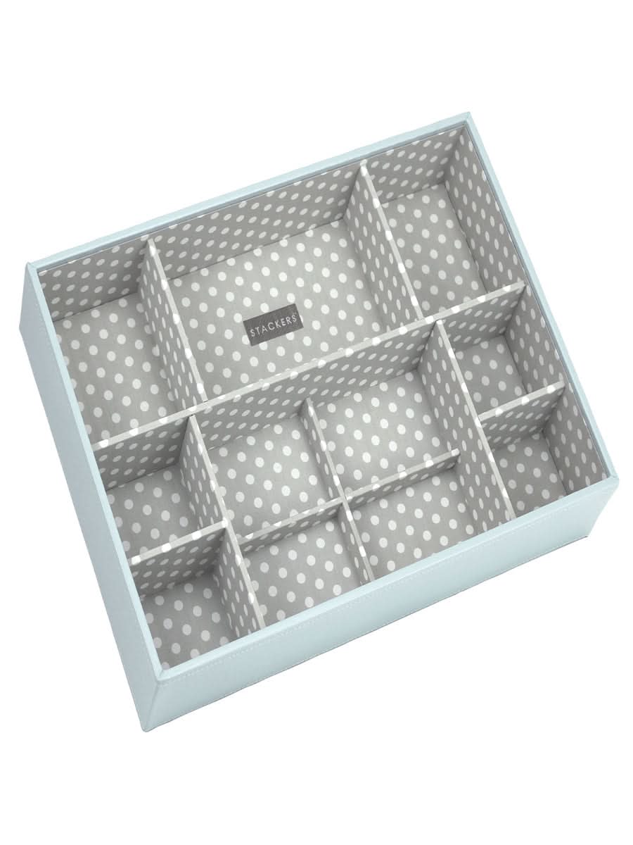 Stackers XL Horloge- & Accesoirelaag Lichtblauw/groen - Mystackers