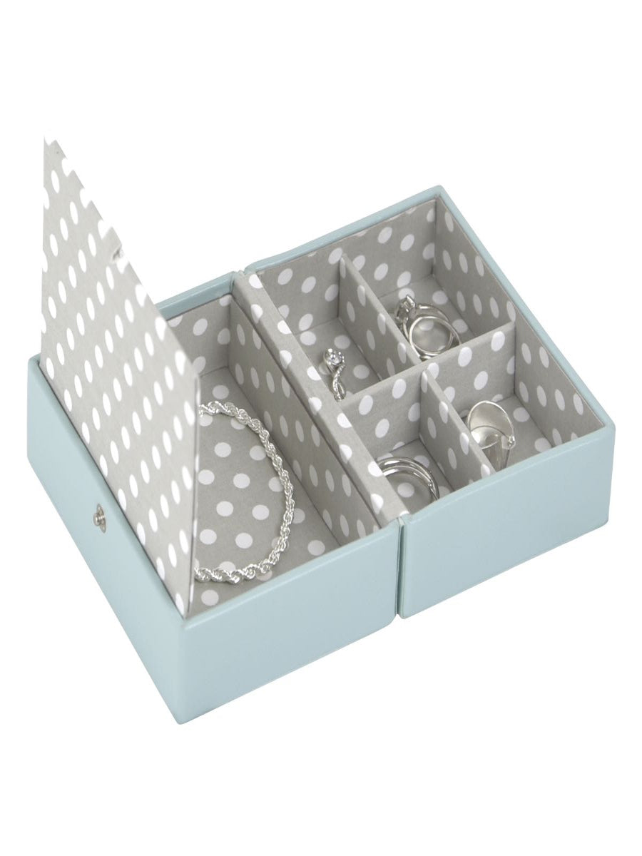 Stackers Mini Travel Box Lichtblauw/groen - Mystackers
