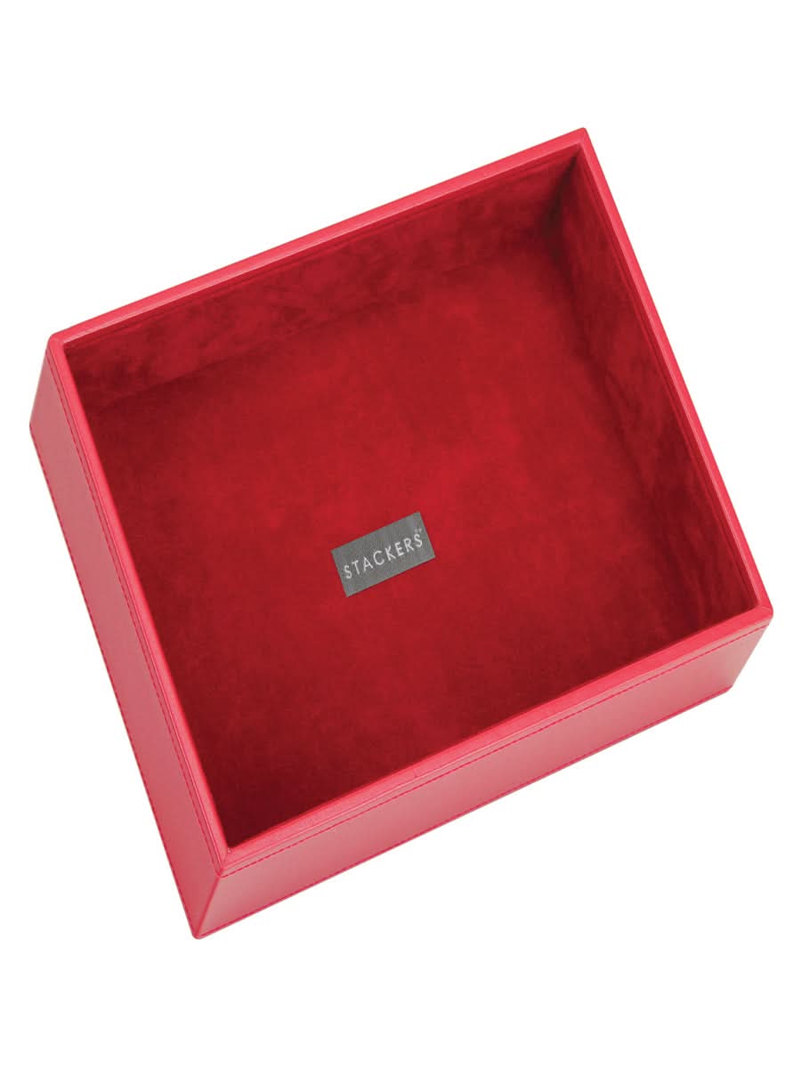 Stackers Horloge & Accessoirelaag voor Klassieke Juwelendoos Rood - Mystackers