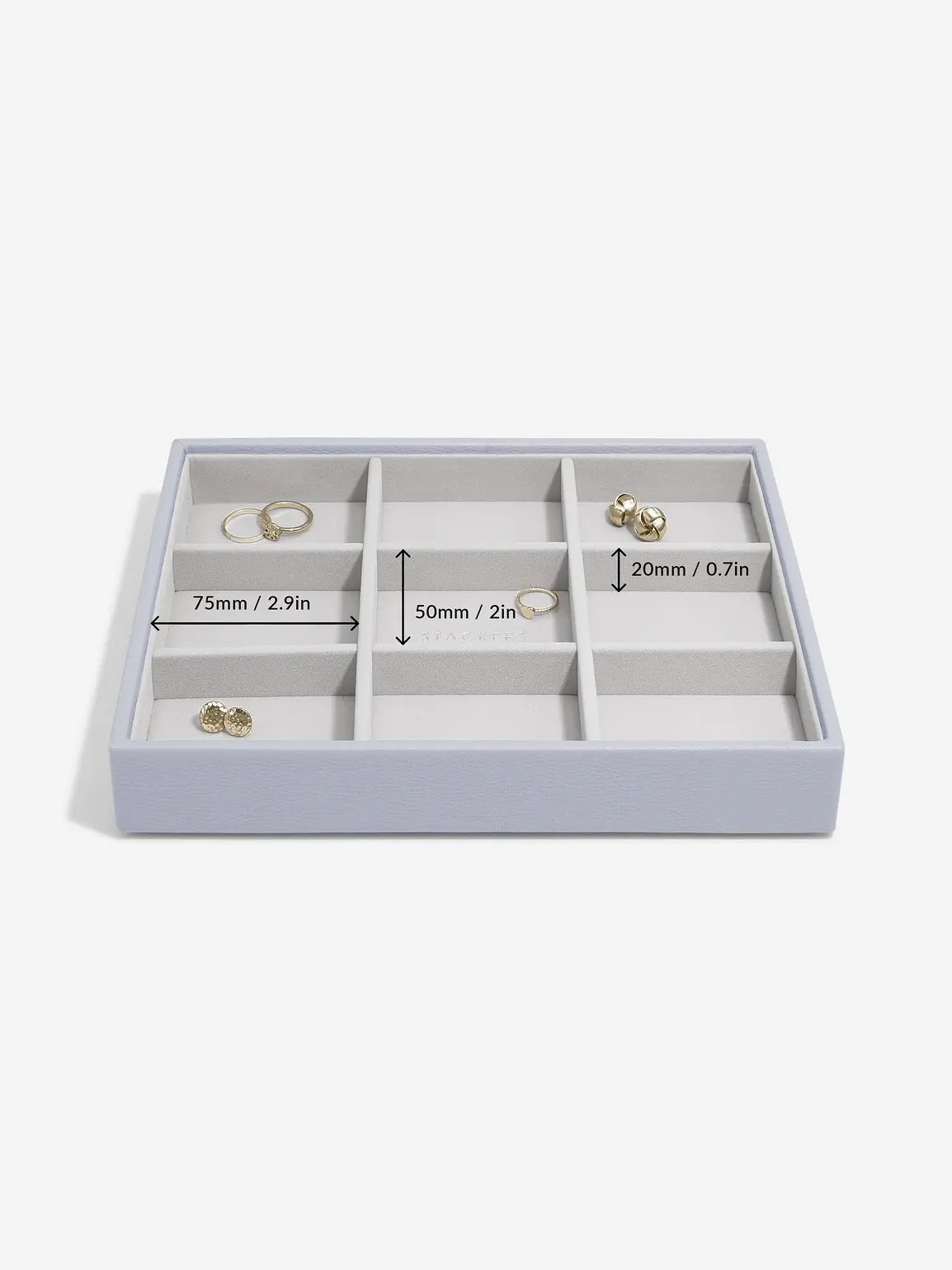 Stackers couche de bijoux standard pour boîte à bijoux classique lavande