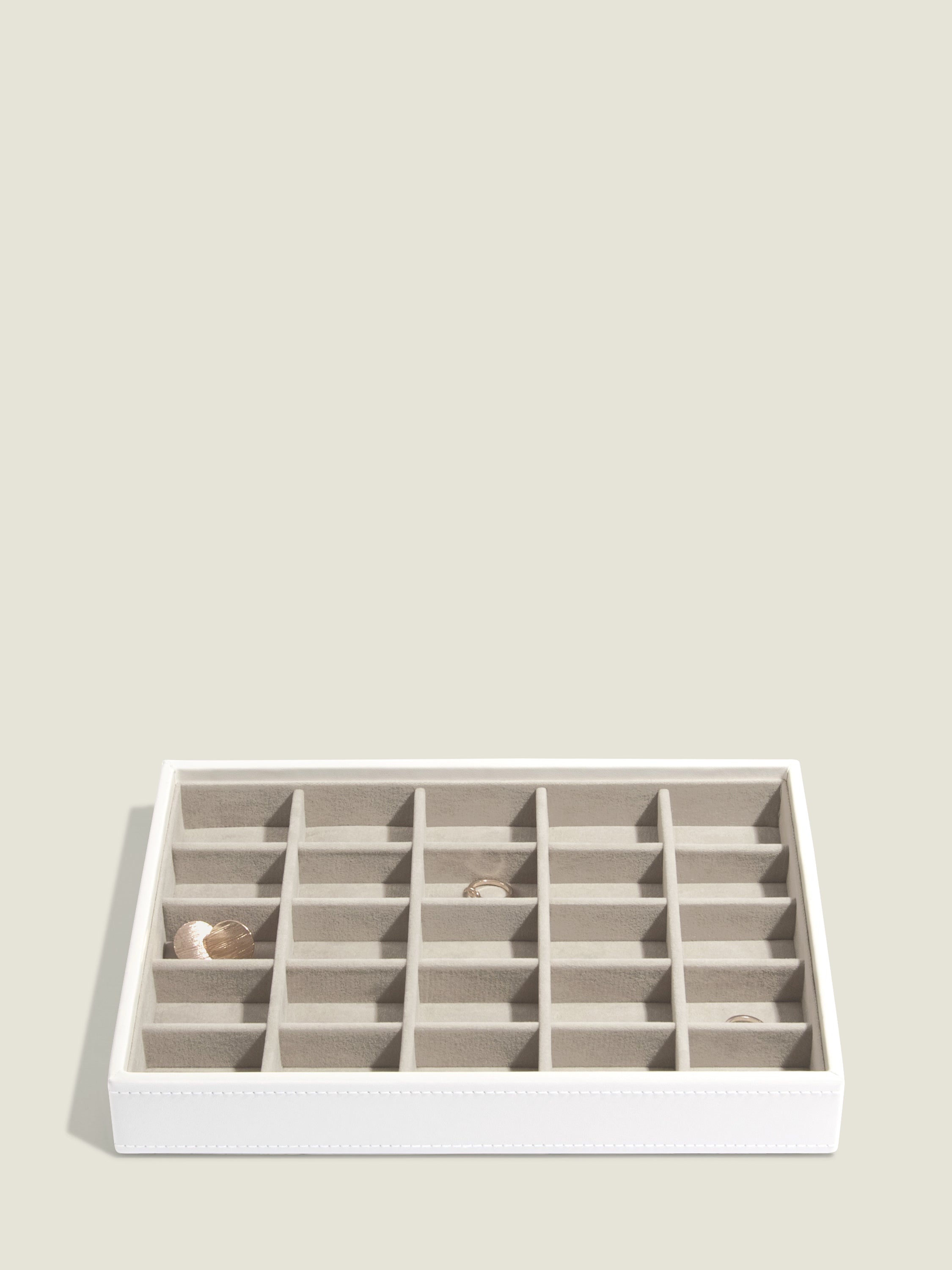 Stackers Classic Boîte à Bijoux Lot de 3 Blanc