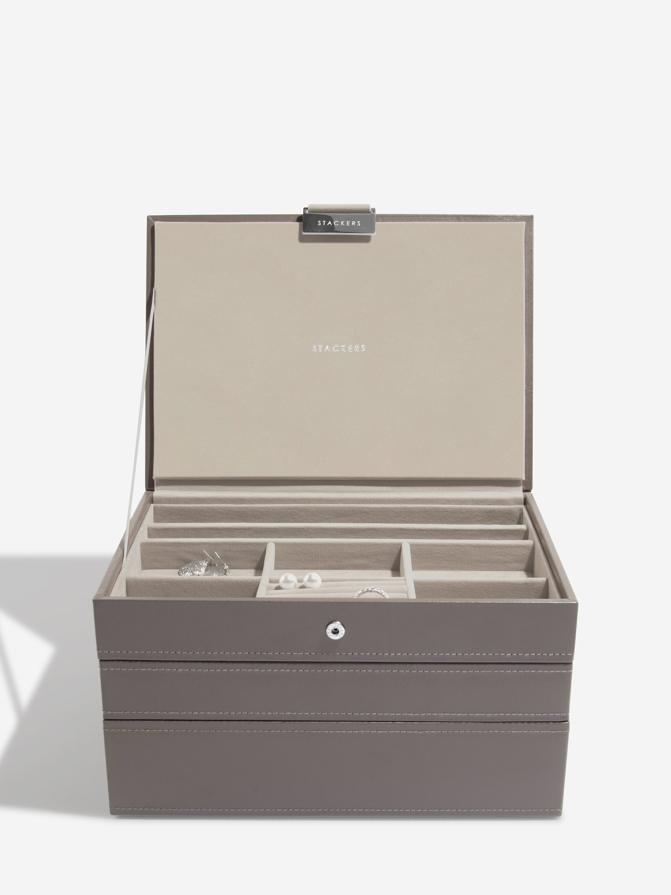 Stackers Classic Jewellery Box Set of 3 Mink