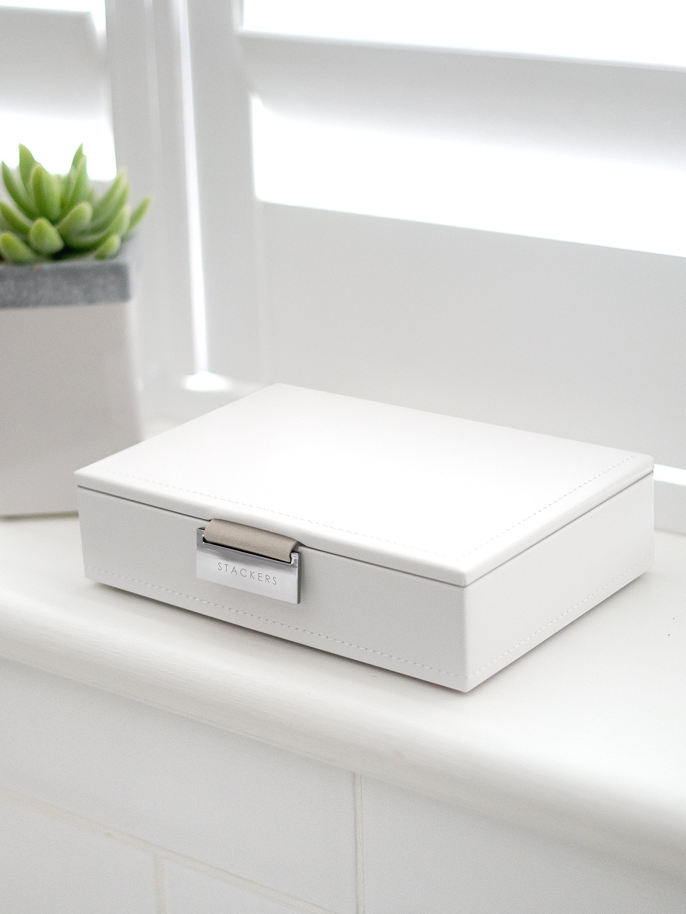 Stackers Couvercle pour Mini Boîte à Bijoux Blanc