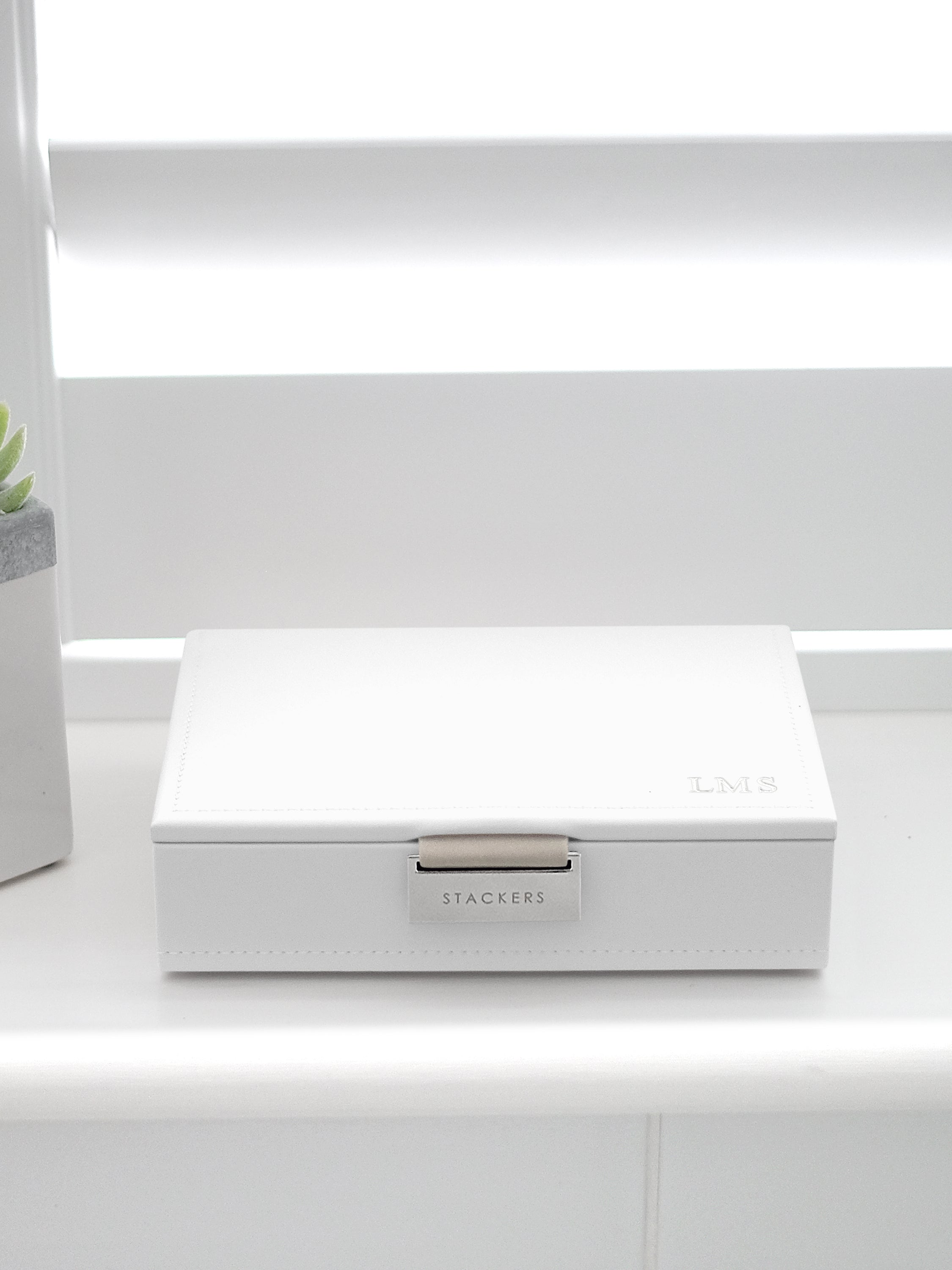 Stackers Couvercle pour Mini Boîte à Bijoux Blanc