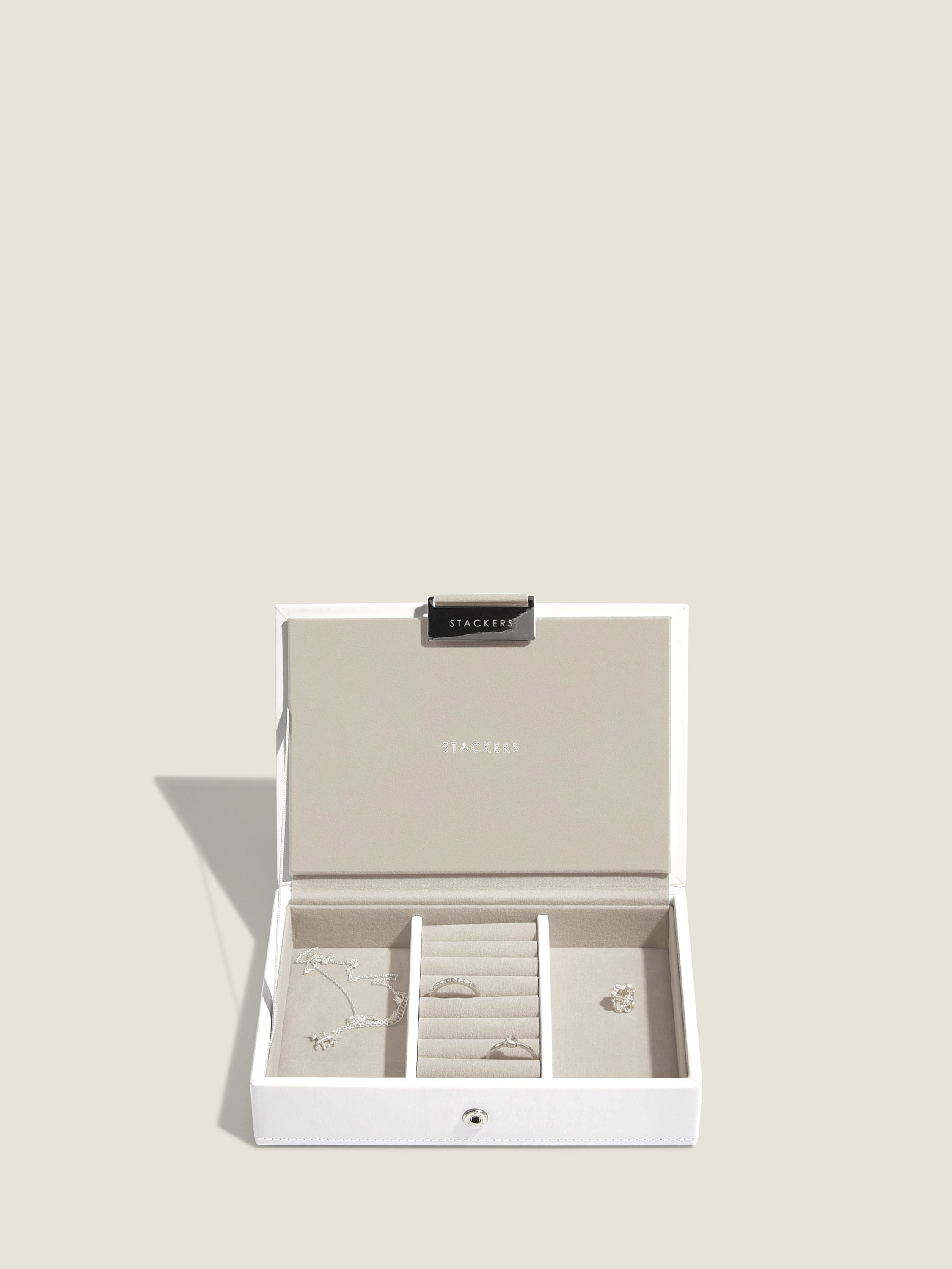 Stackers Couvercle pour Mini Boîte à Bijoux Blanc