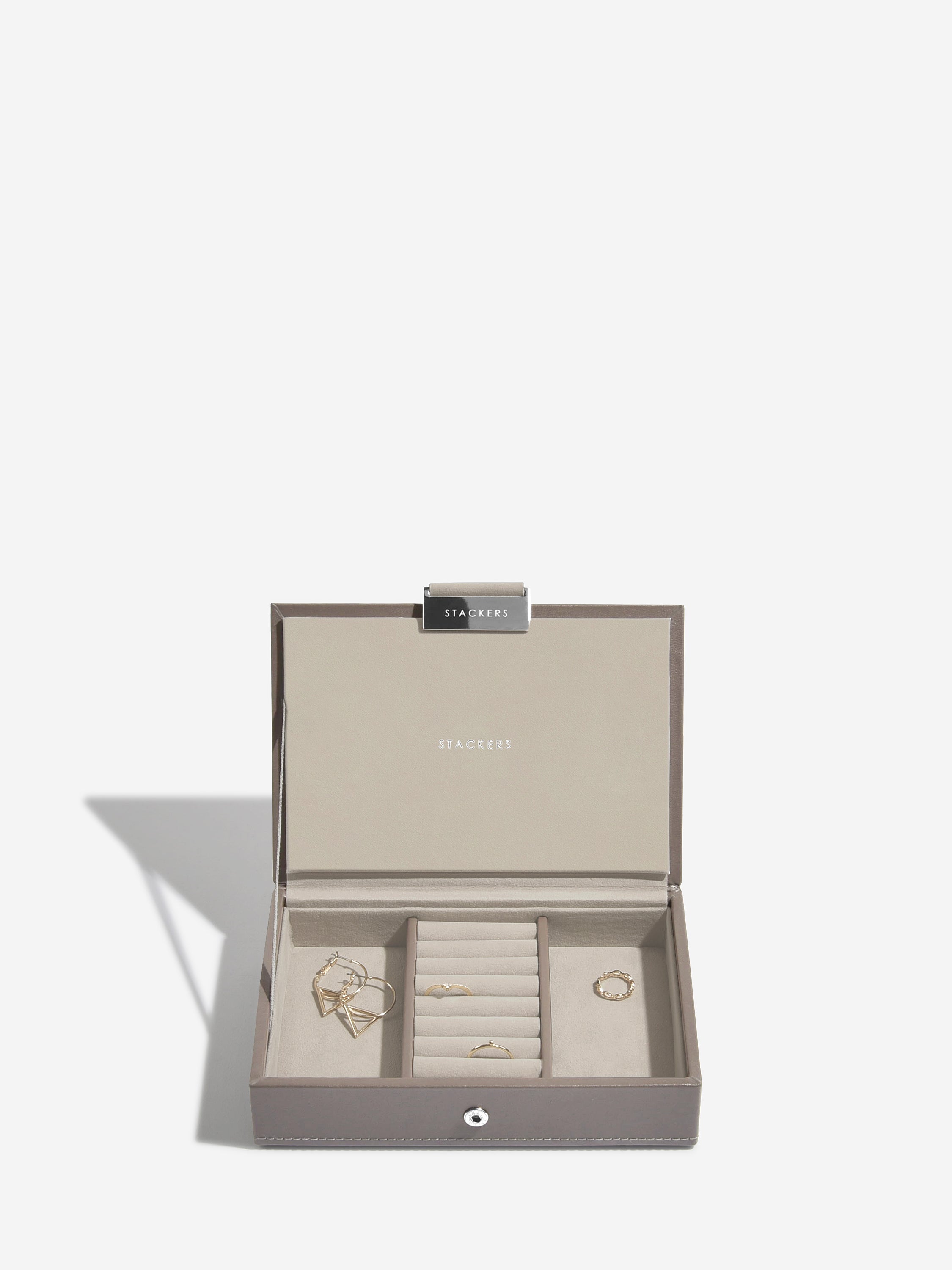 Stackers Couvercle pour Mini Boîte à Bijoux Marron Doux