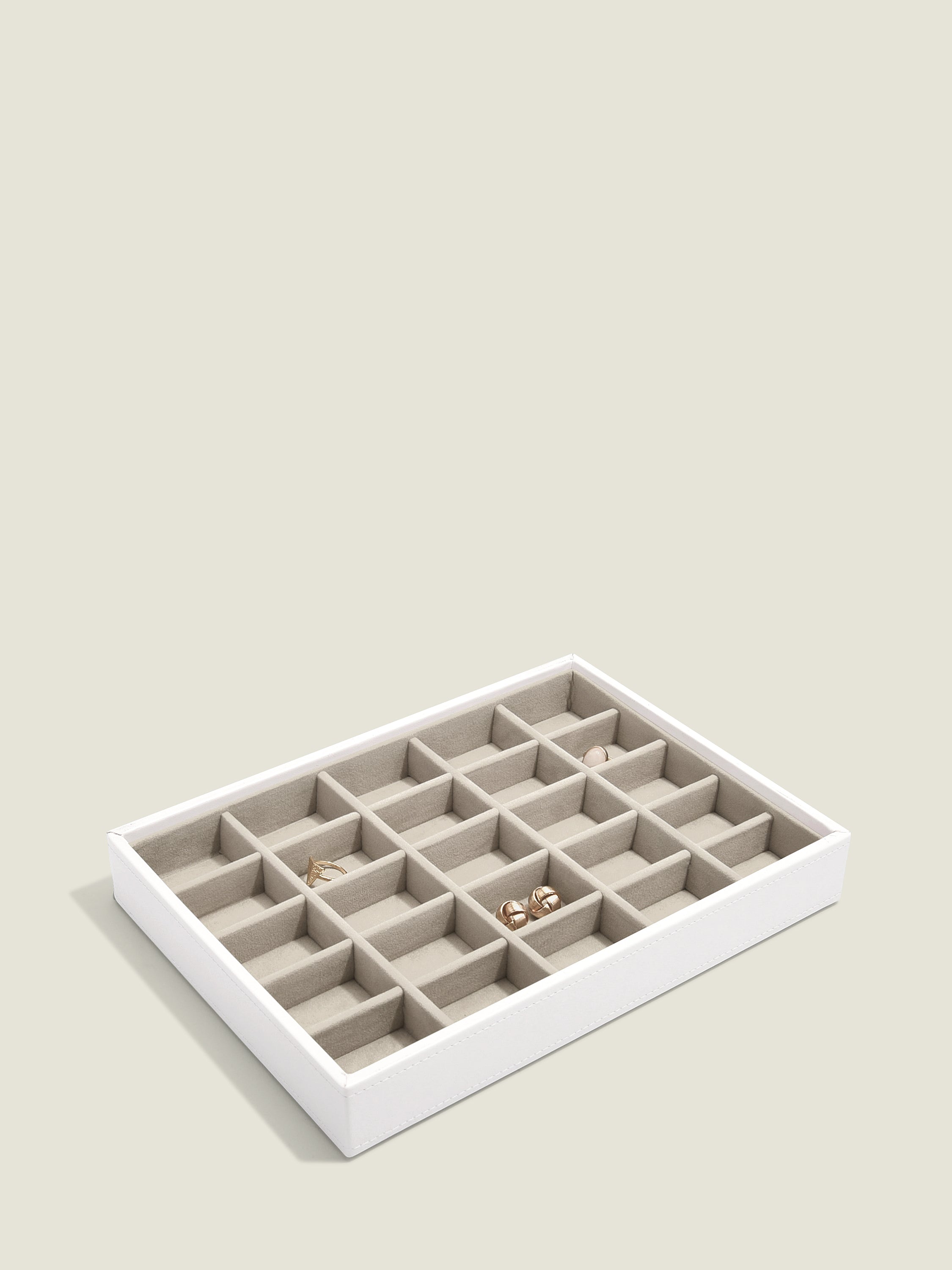 Stackers Small Jewellery Layer for Classic Jewellery Box White