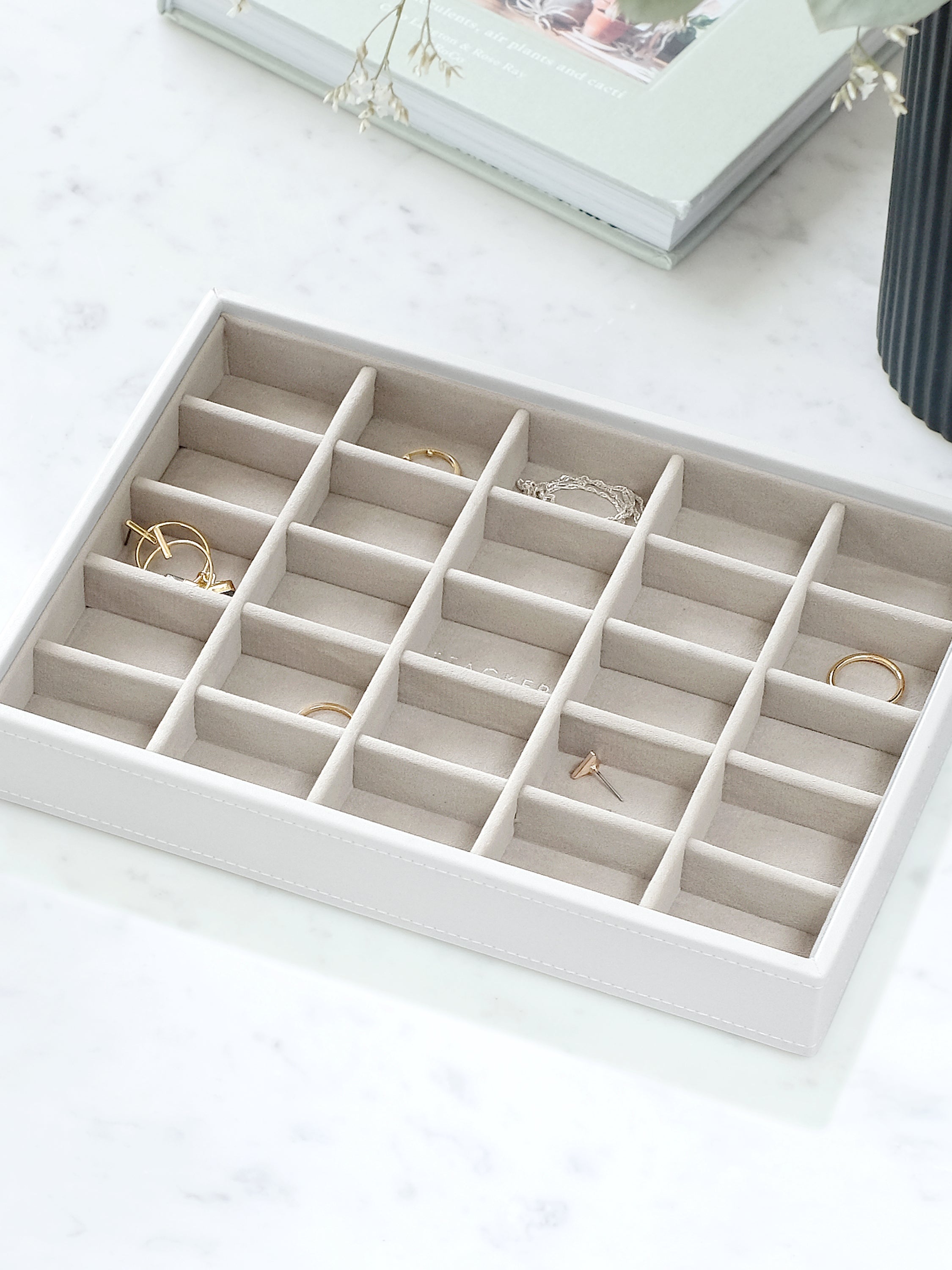 Stackers Small Jewellery Layer for Classic Jewellery Box White