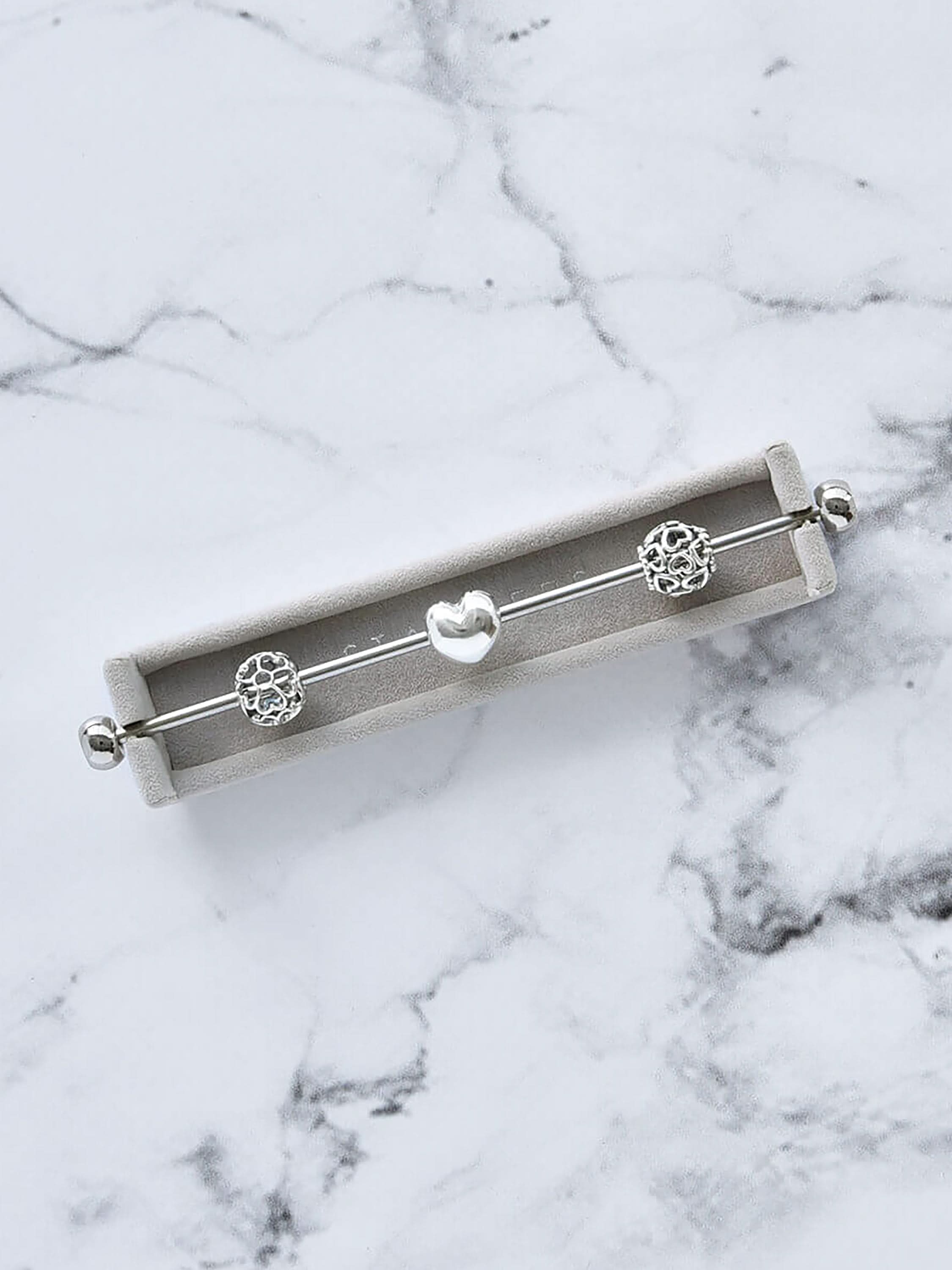 Stackers Charm Bar Mink & White