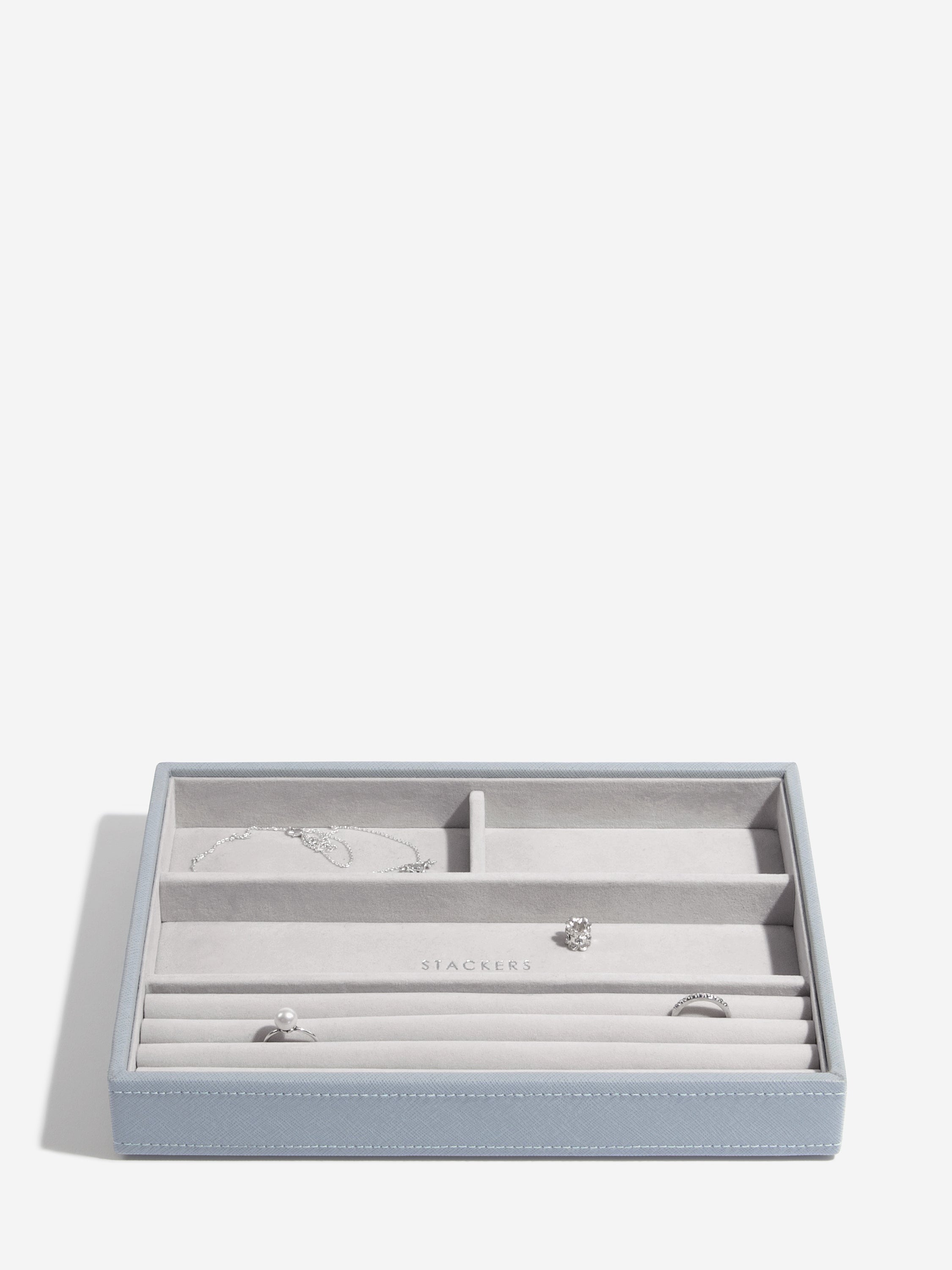 Stackers Classic Boîte à Bijoux Lot de 5 Bleu
