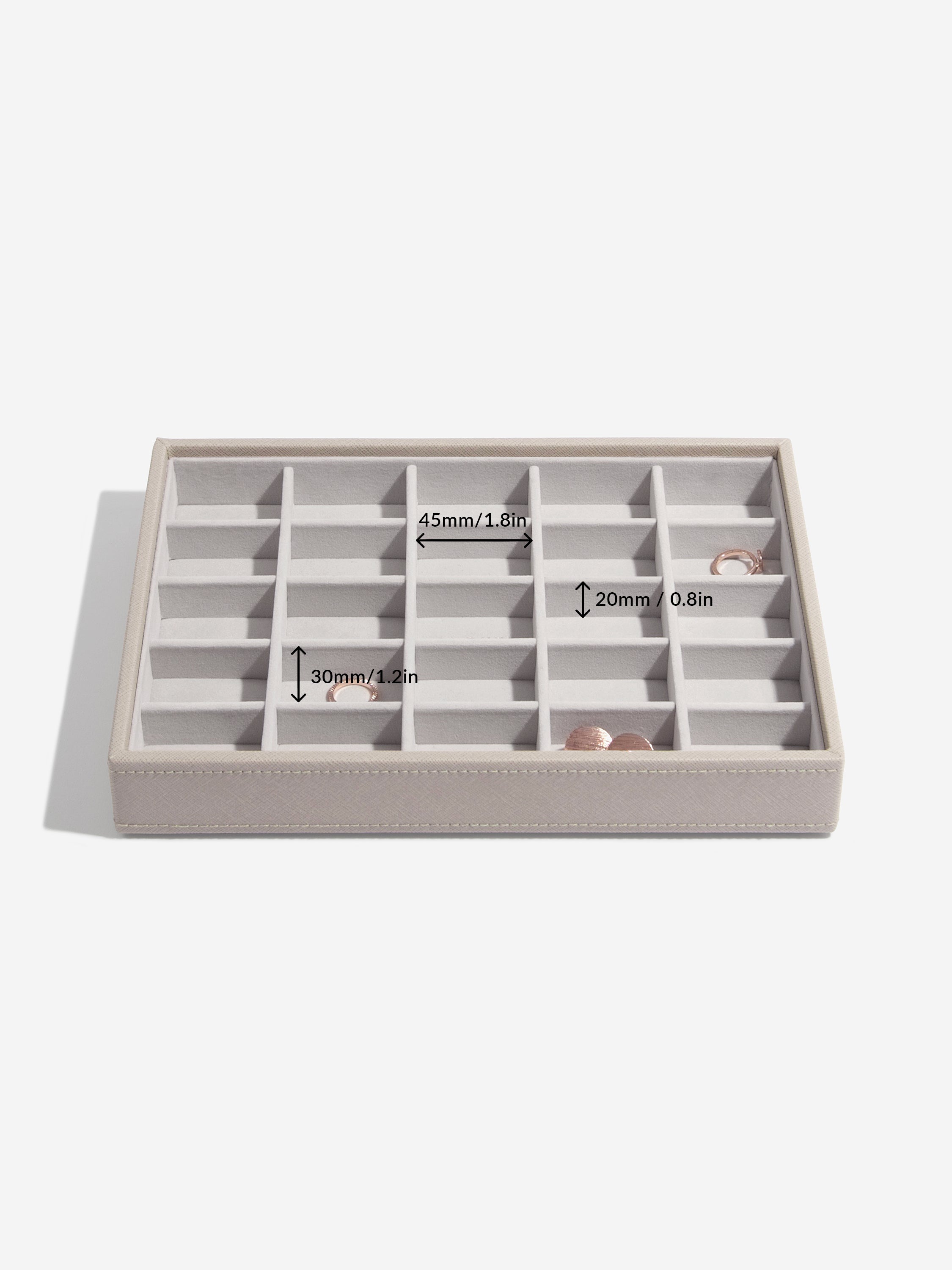 Stackers Classic Jewellery Box Set of 4 Taupe