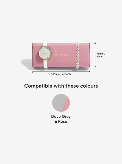 Stackers Horloge Pad Roze