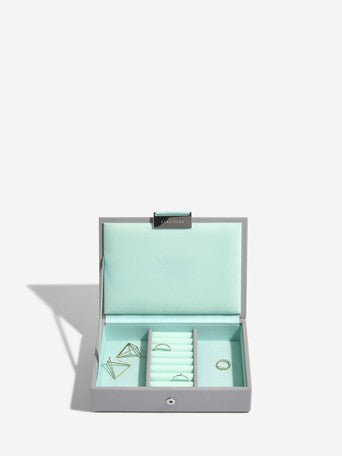 Stackers Mini Boîte à Bijoux Lot de 2 Gris &amp; Menthe