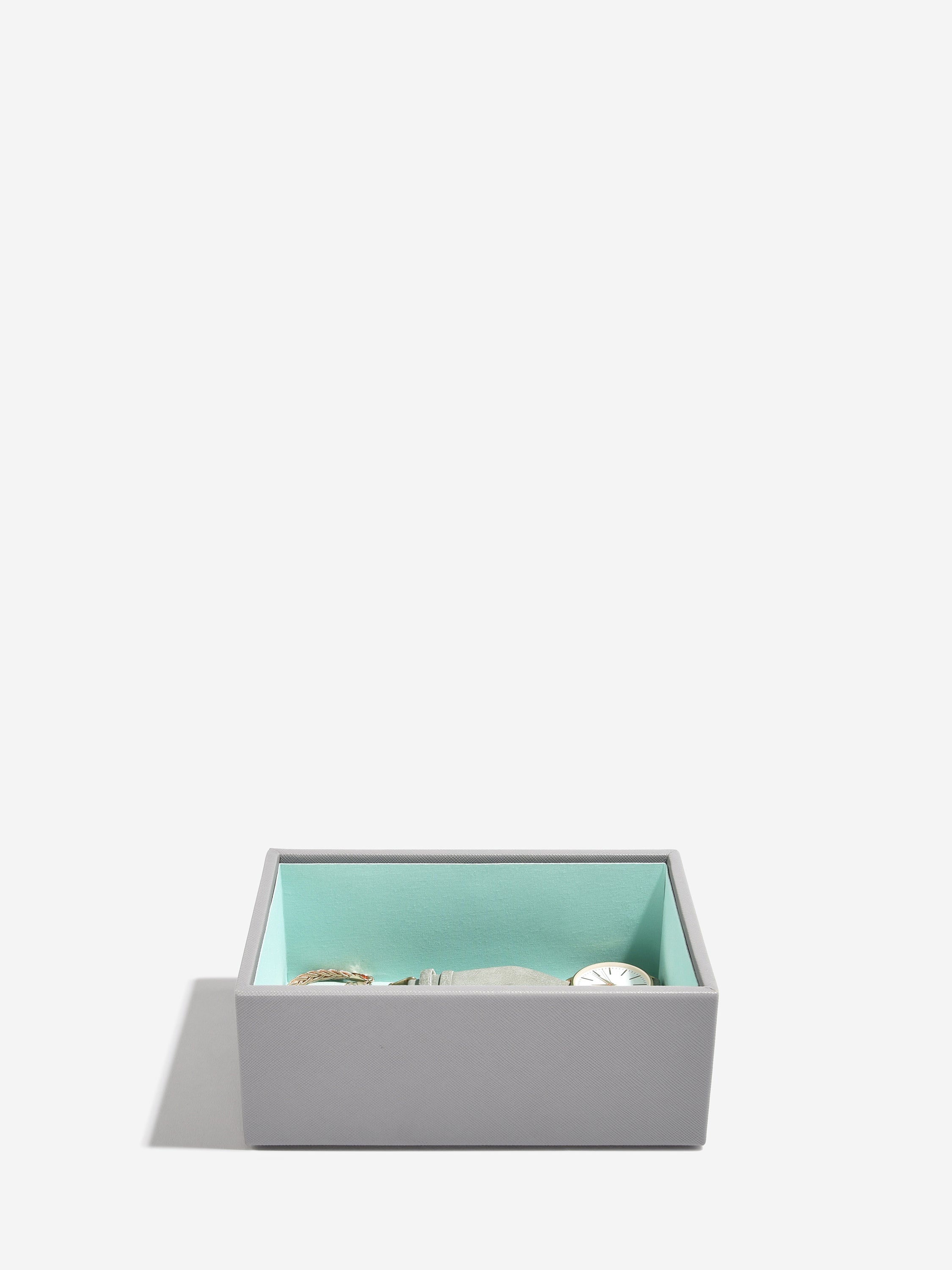 Stackers Mini Boîte à Bijoux Lot de 2 Gris & Menthe