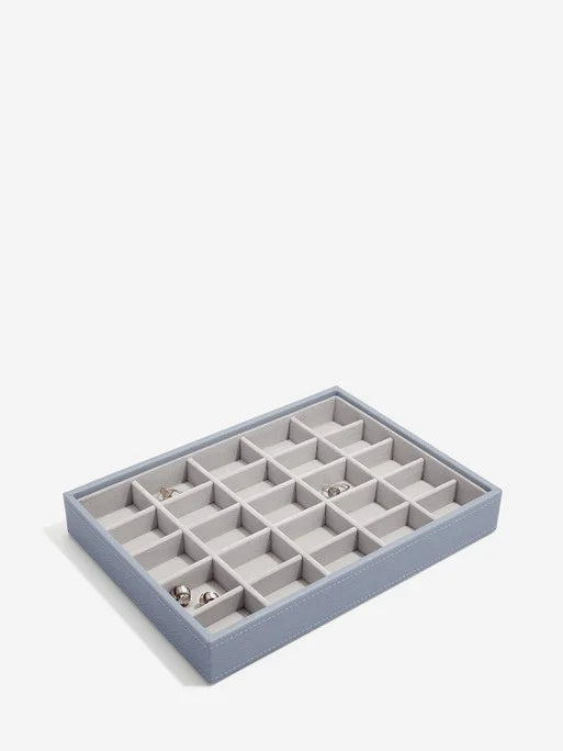 Stackers kleine Sieradenlaag voor Klassieke Juwelendoos Blauw