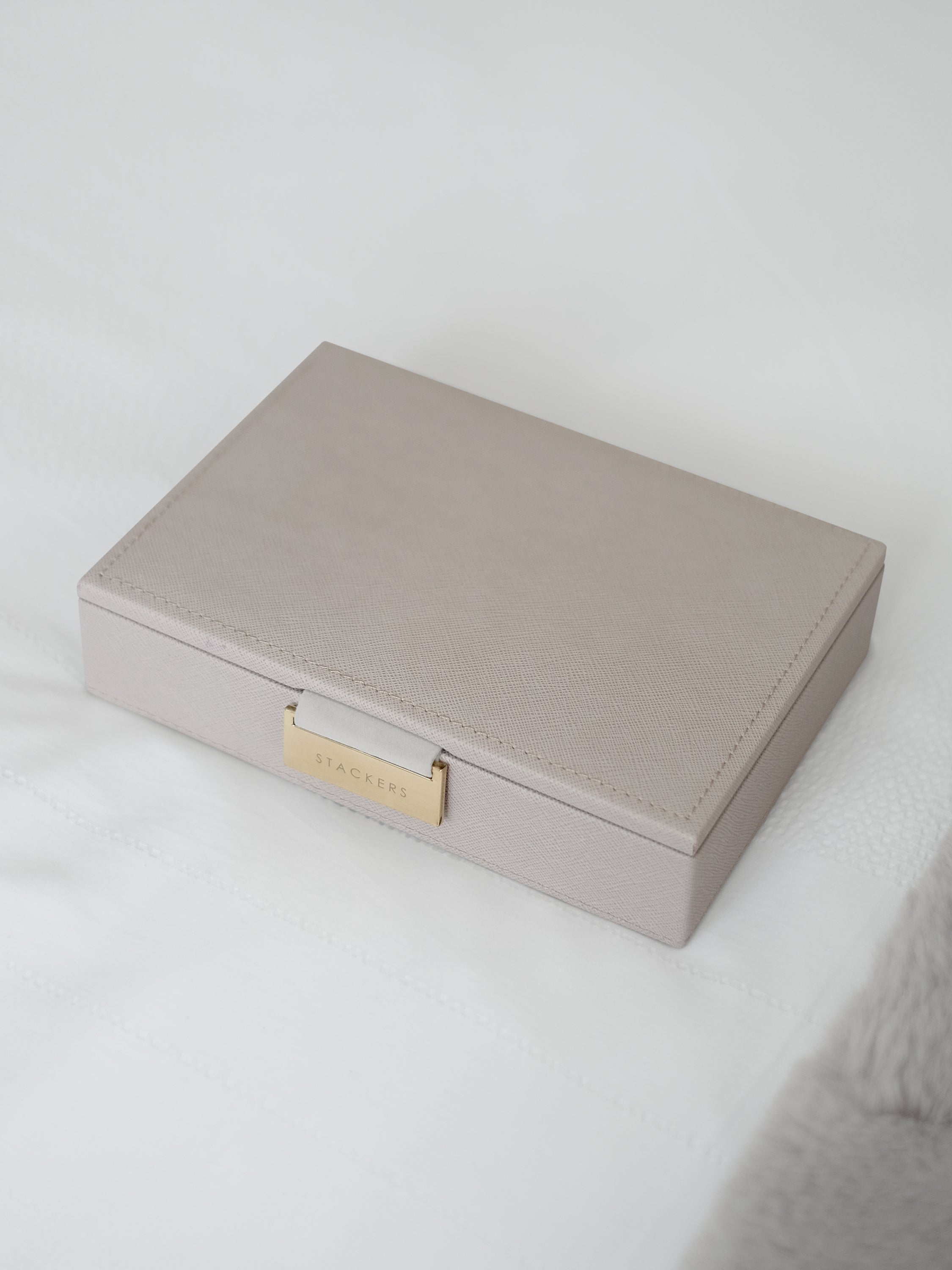 Stackers Couvercle pour Mini Boîte à Bijoux Taupe