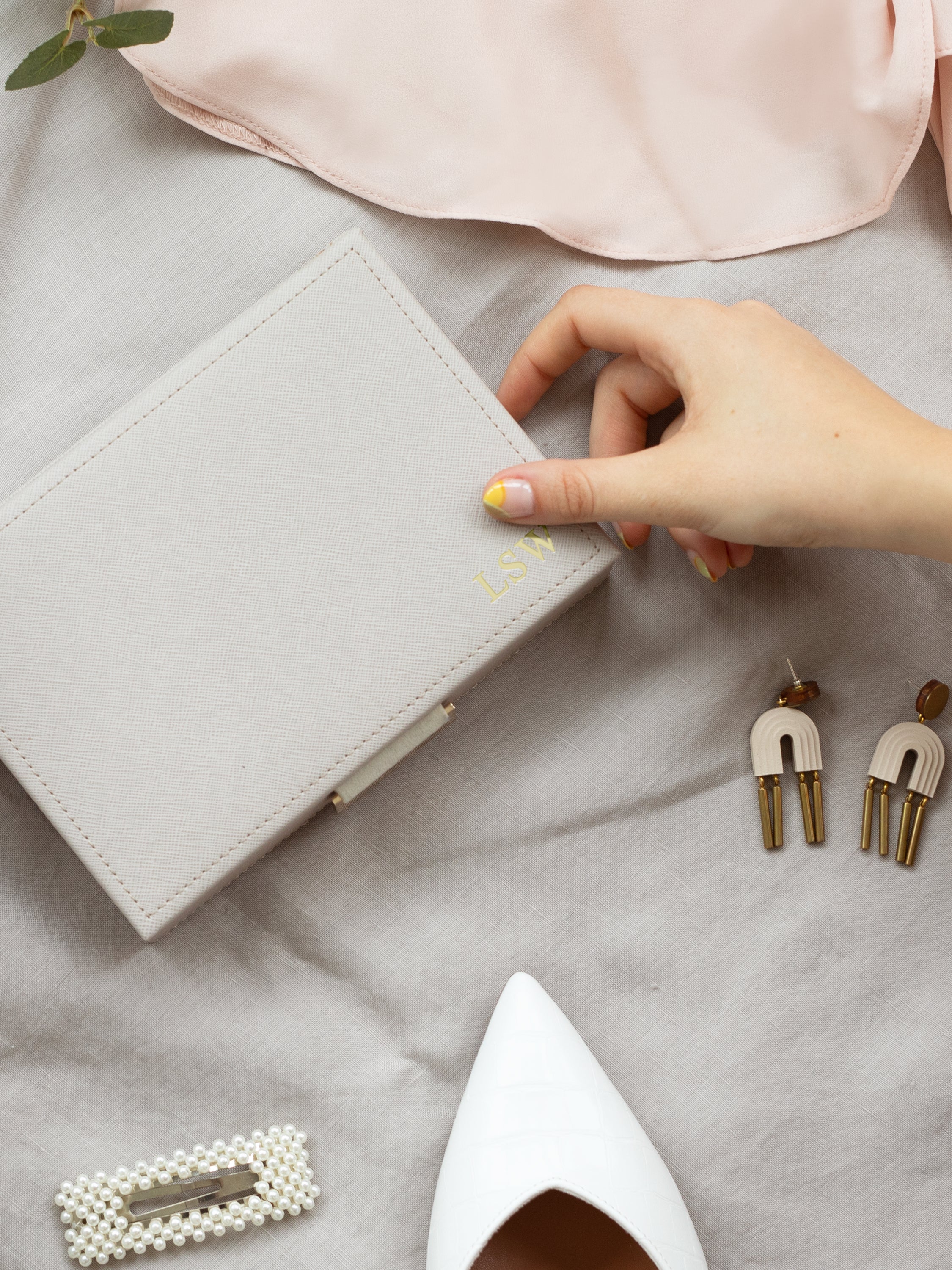 Stackers Couvercle pour Mini Boîte à Bijoux Taupe