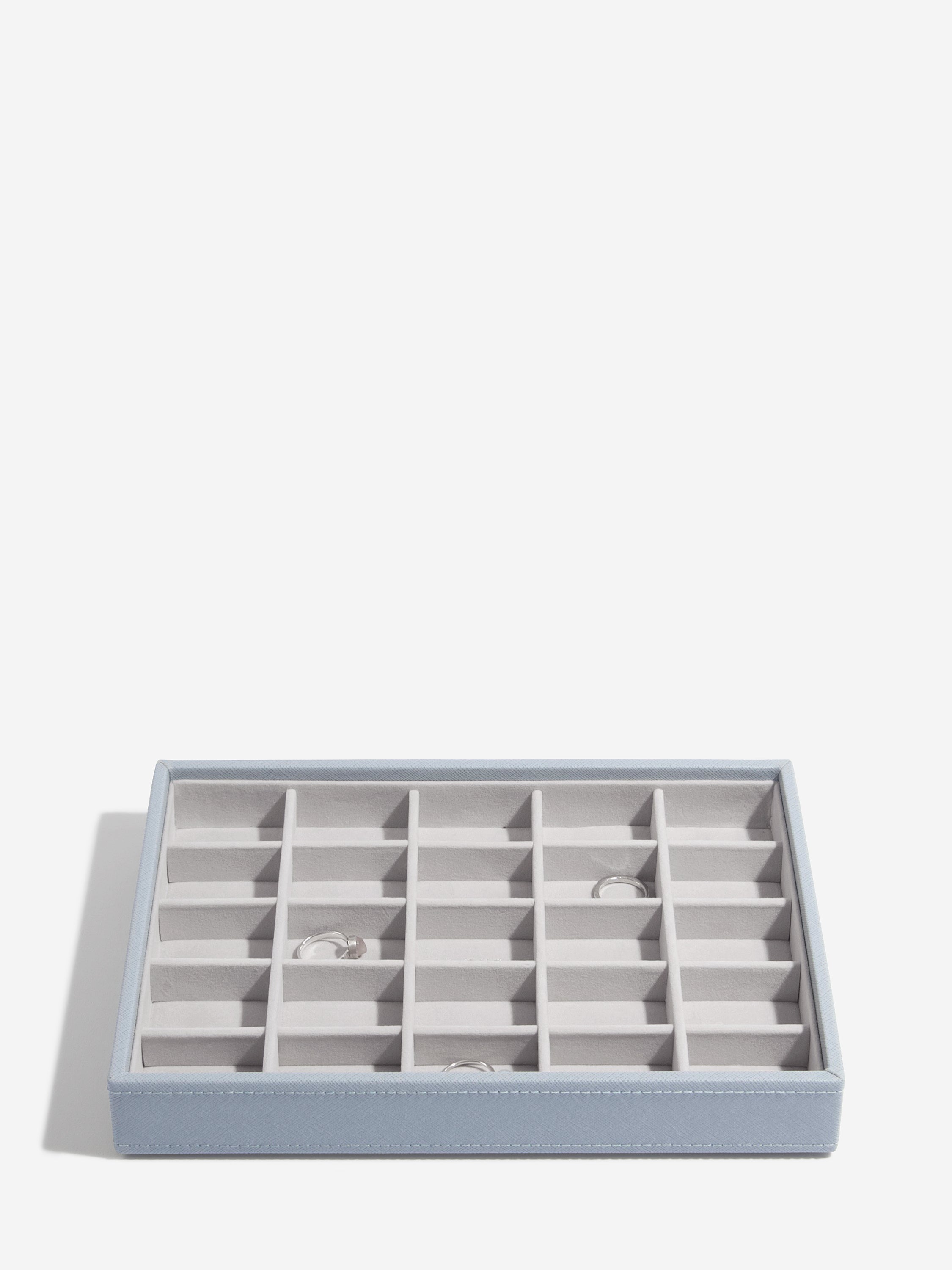 Stackers Classic Jewellery Box Set of 3 Blue