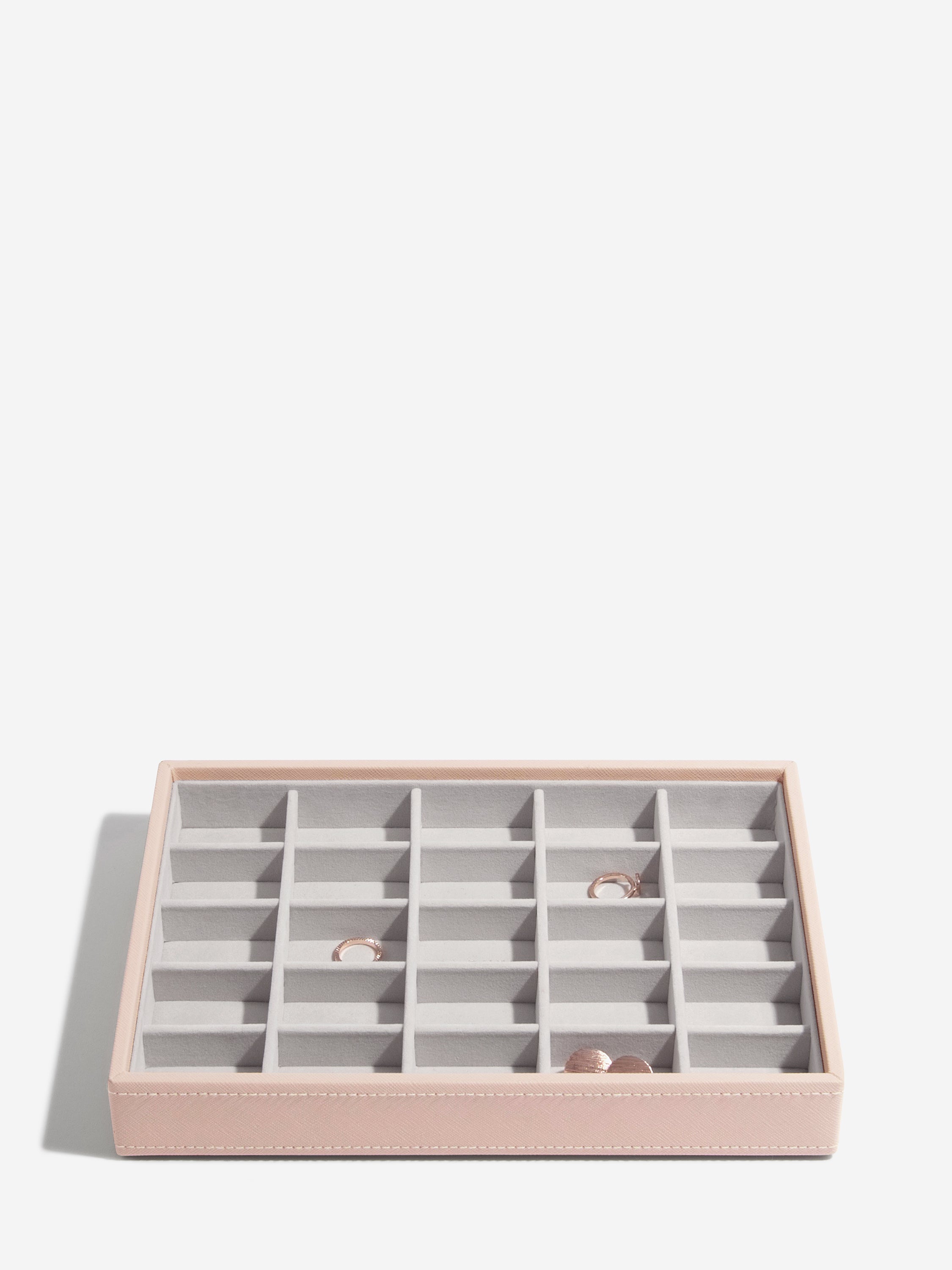 Stackers Classic Boîte à Bijoux Lot de 3 Rose