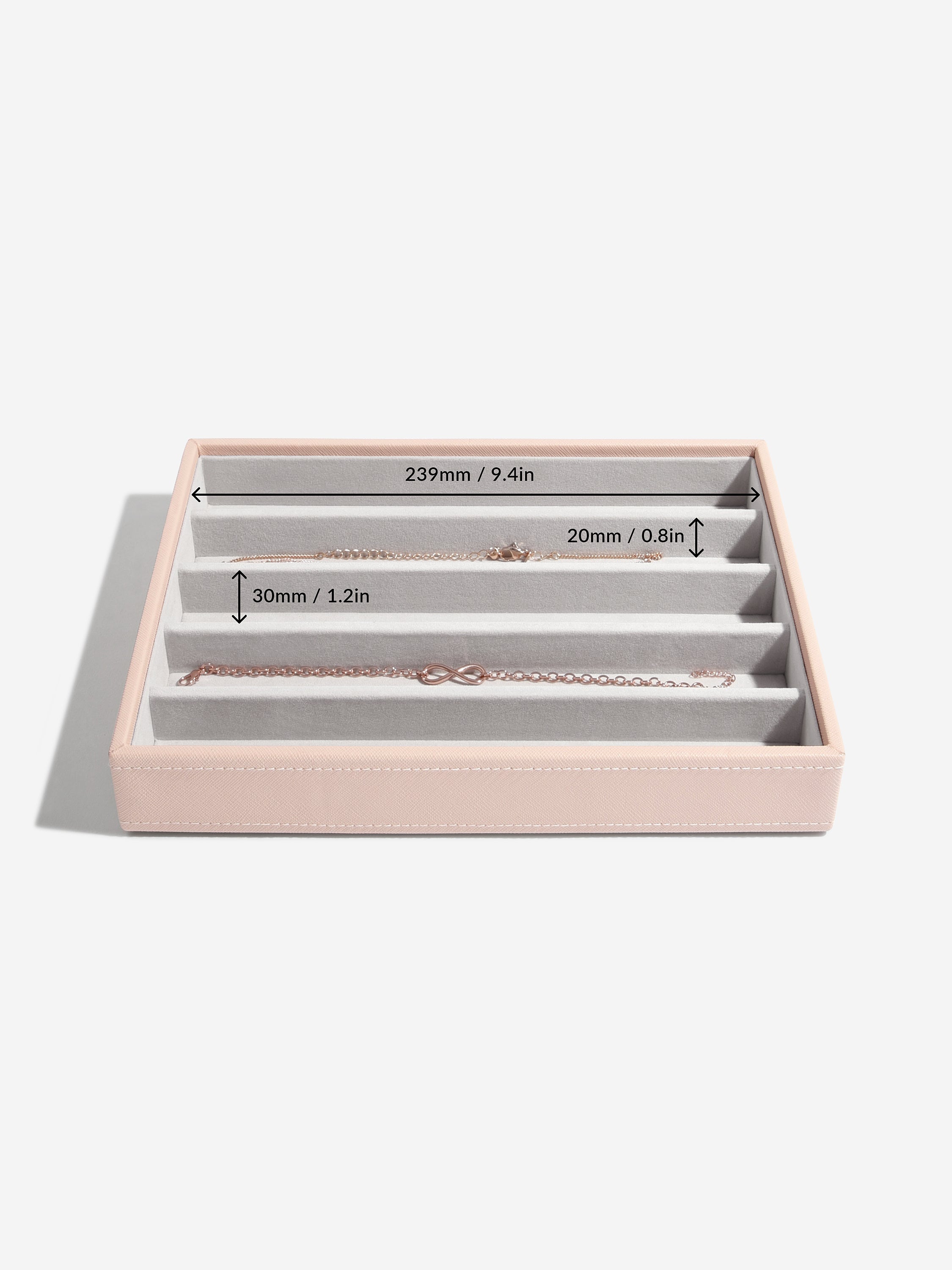 Stackers Necklace Layer for Classic Jewellery Box Pink
