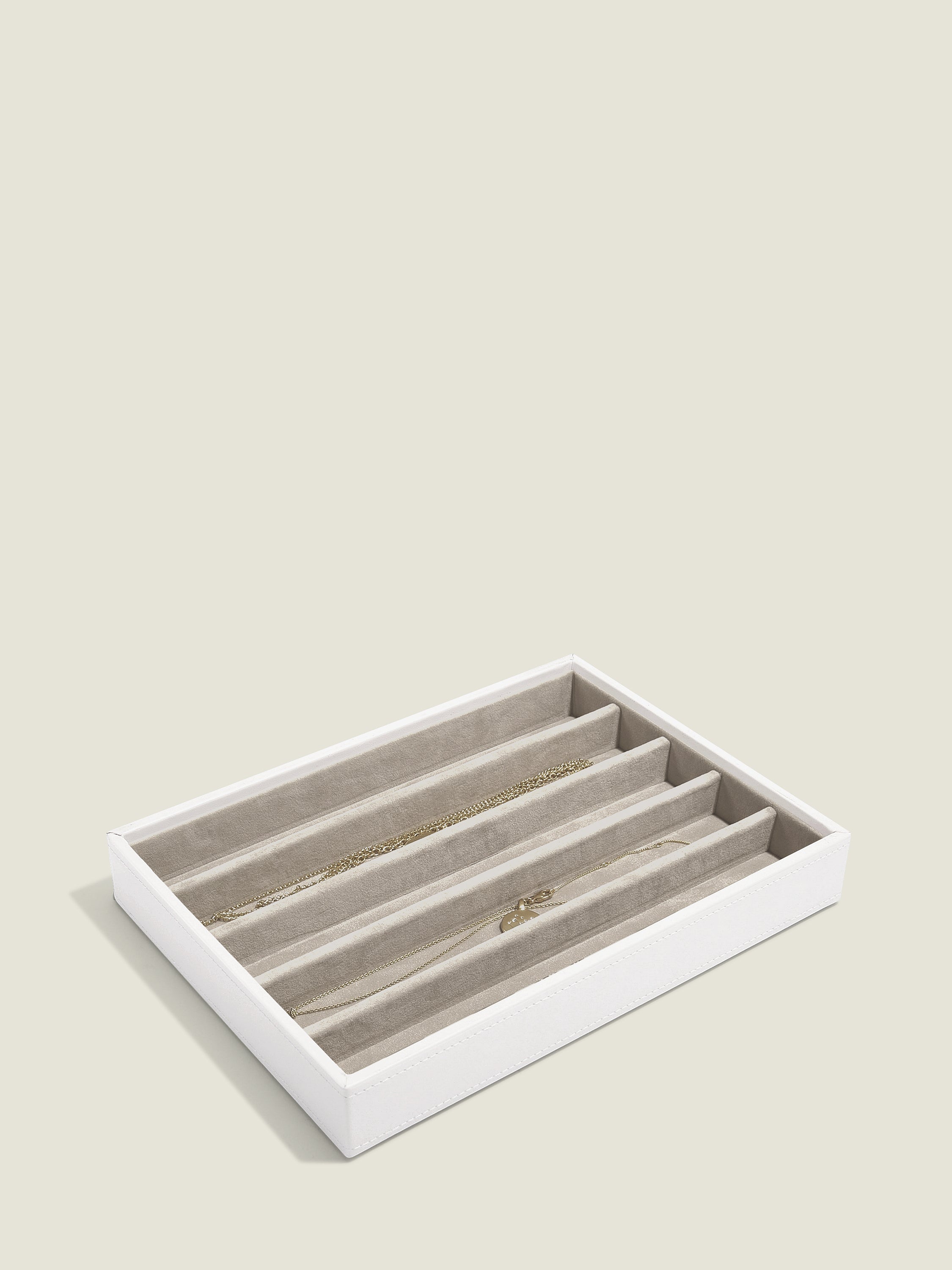 Stackers Necklace Layer for Classic Jewellery Box White
