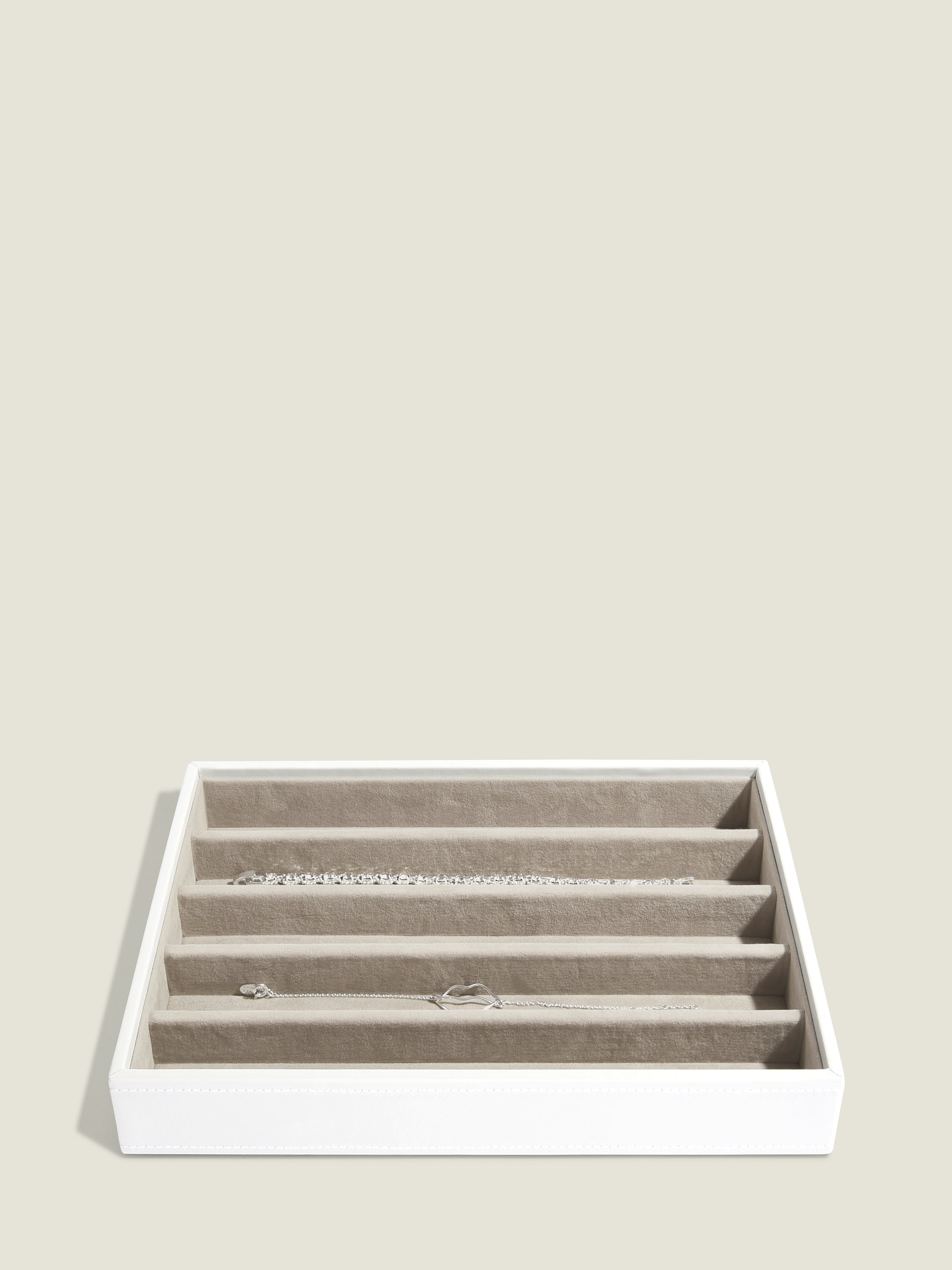 Stackers Necklace Layer for Classic Jewellery Box White