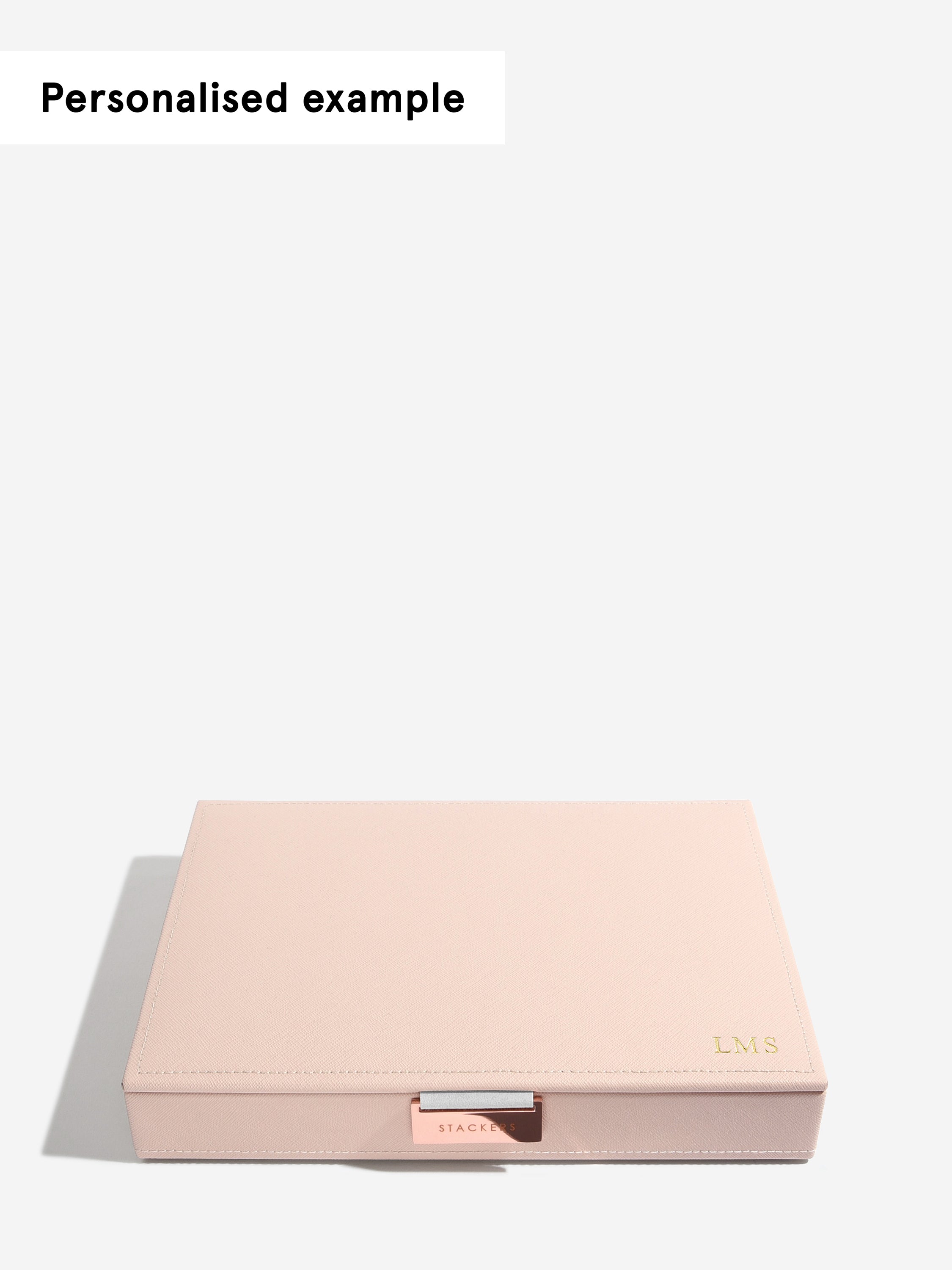 Stackers Charm Lid for Classic Jewellery Box Pink
