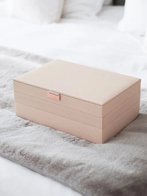 Stackers XL Jewellery Box Set of 3 Pink