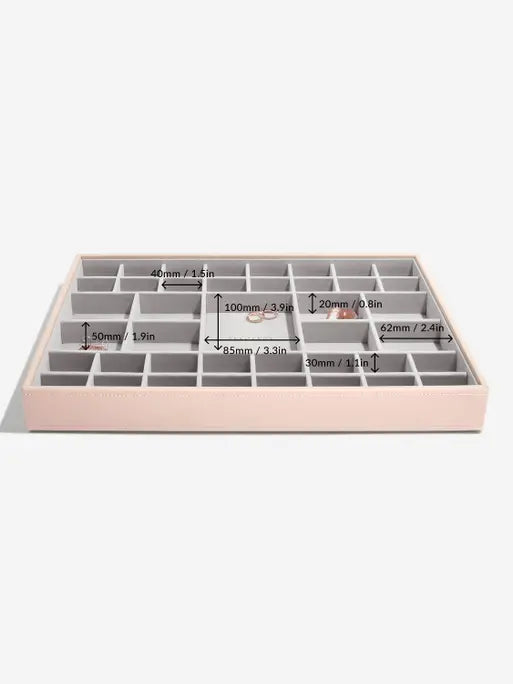 Stackers XL Jewellery Box Set of 3 Pink
