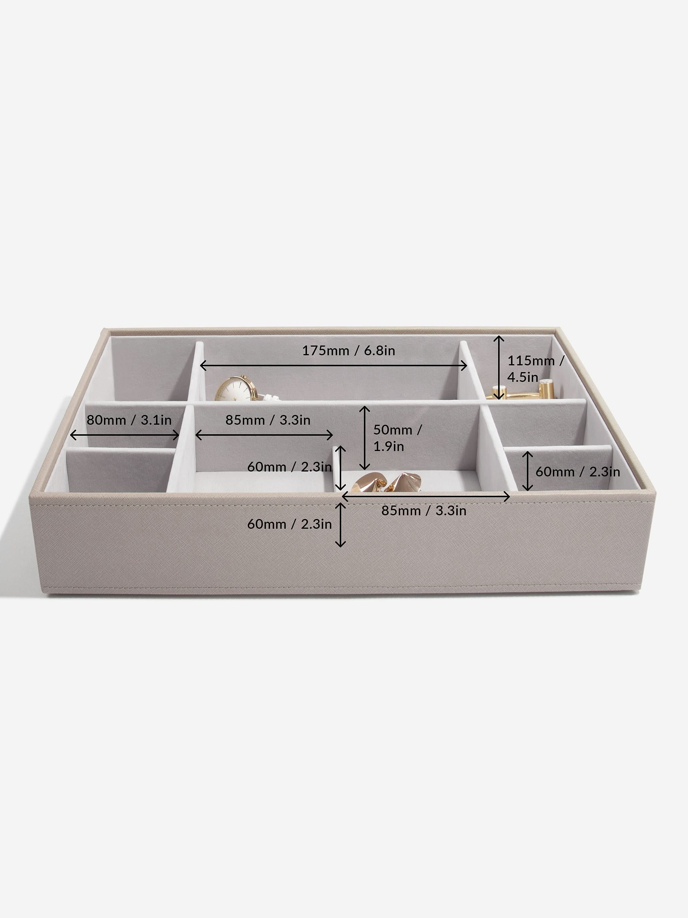 Stackers XL Juwelendoos set van 3 Taupe - Mystackers