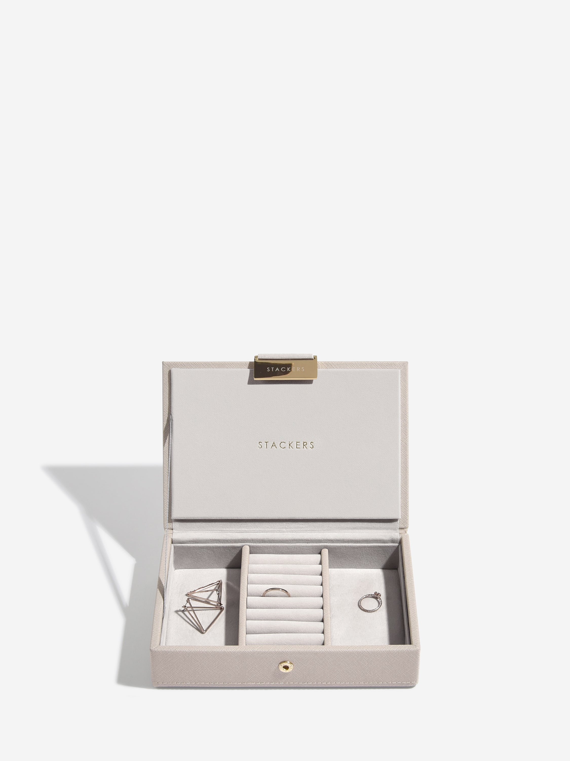 Stackers Mini Boîte à Bijoux Lot de 2 Taupe