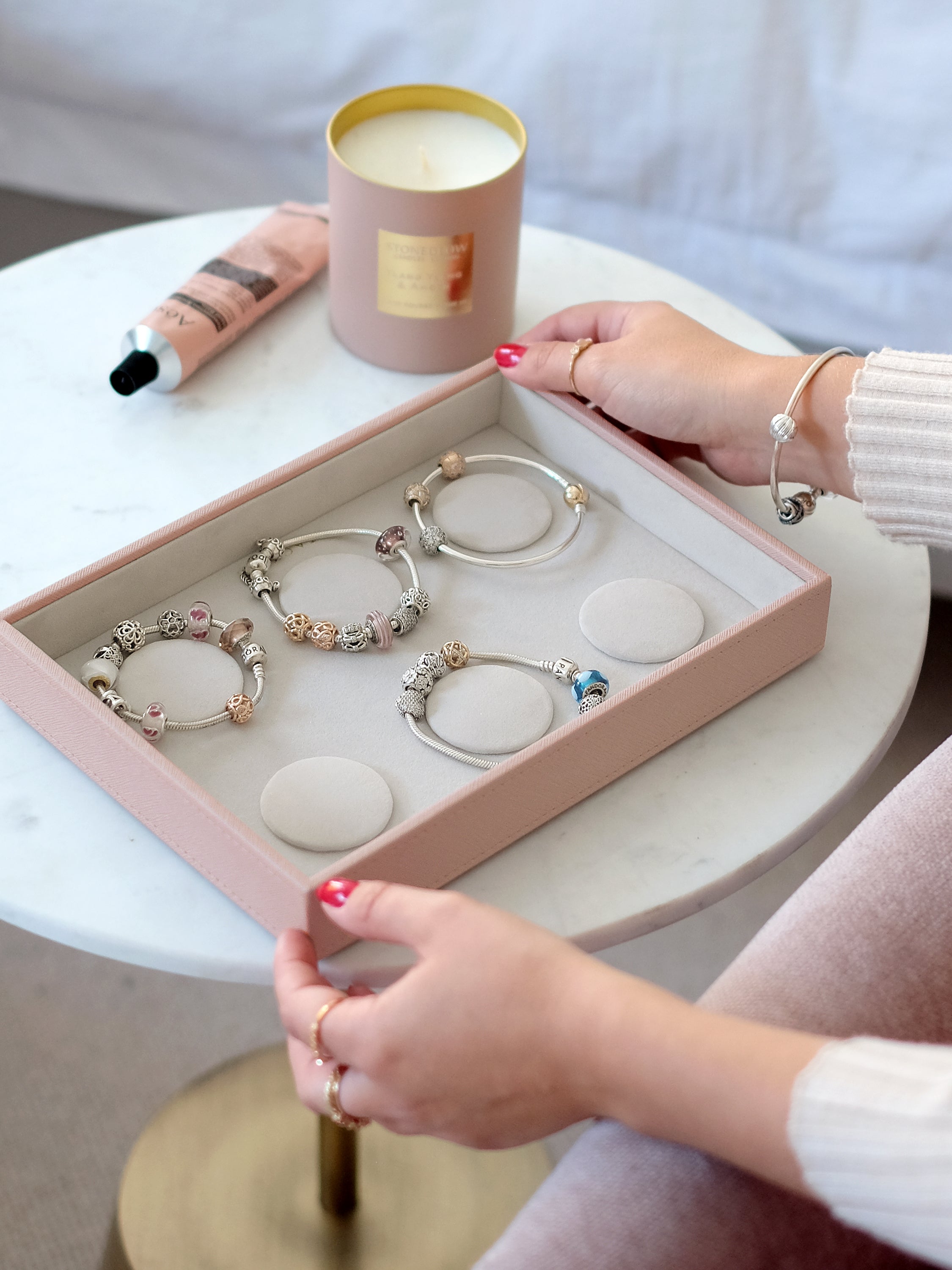 Stackers Bracelet Layer for Classic Jewellery Box Pink