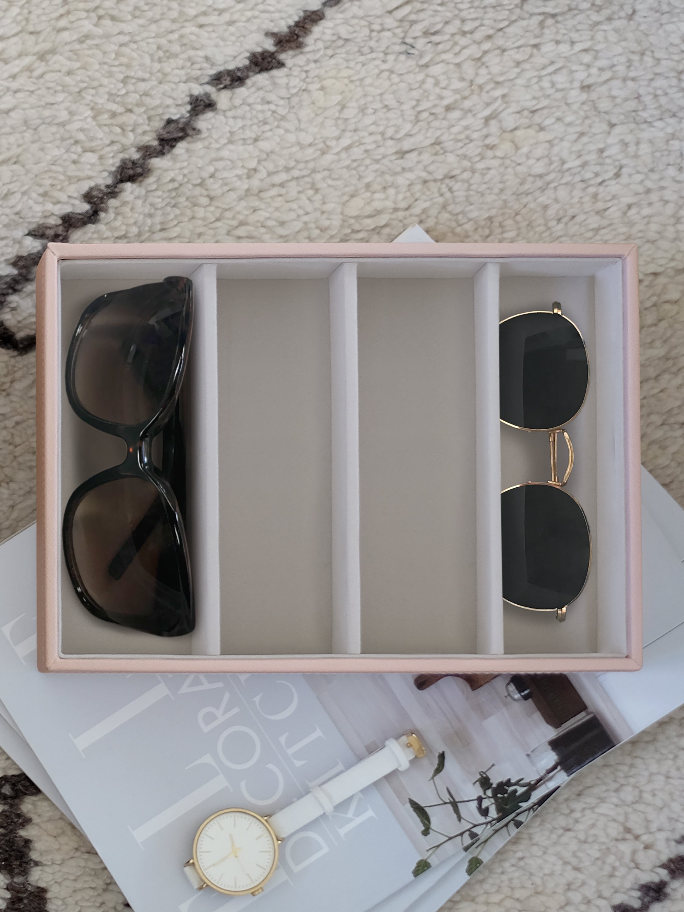 Stackers Glasses & Accessories Layer for Classic Jewellery Box Pink