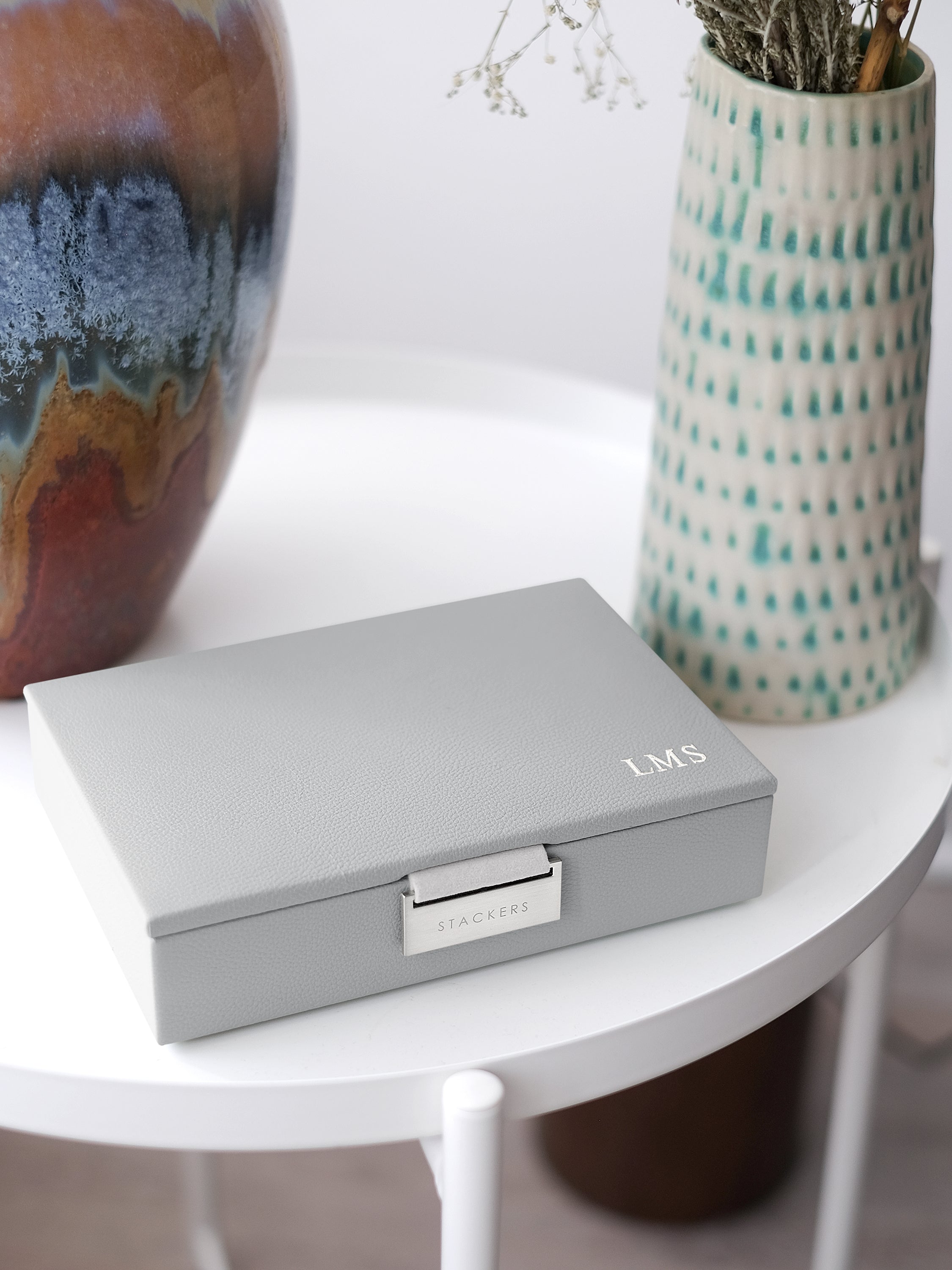 Stackers Couvercle pour Mini Boîte à Bijoux Gris
